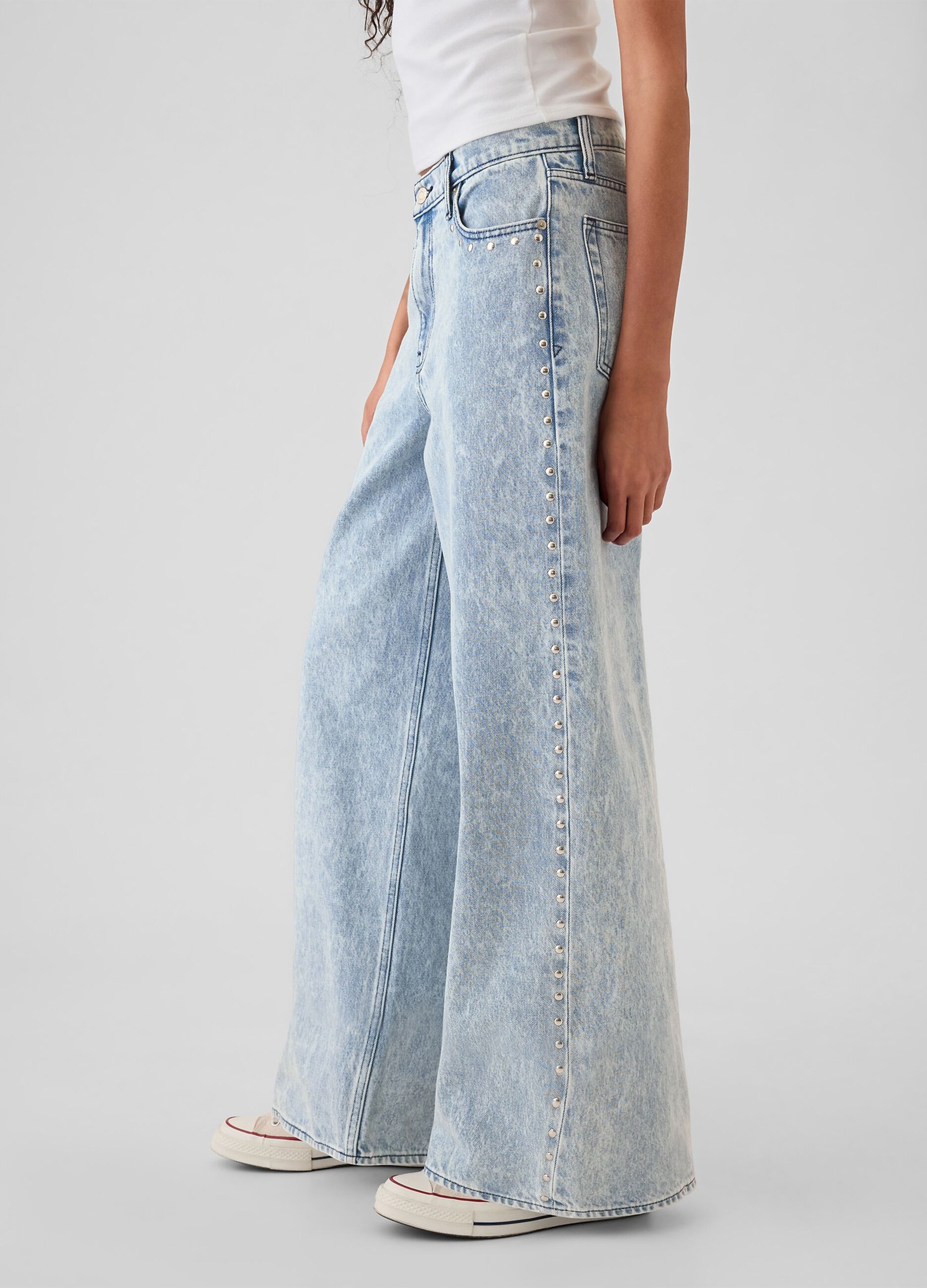 Jeans baggy fit con borchie_3