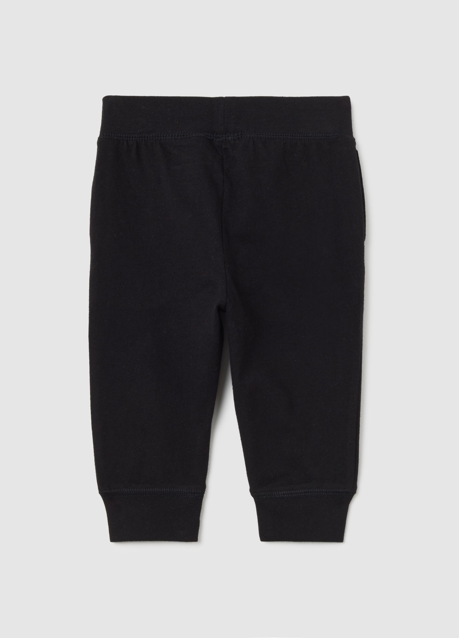 Joggers in jersey with drawstring_1