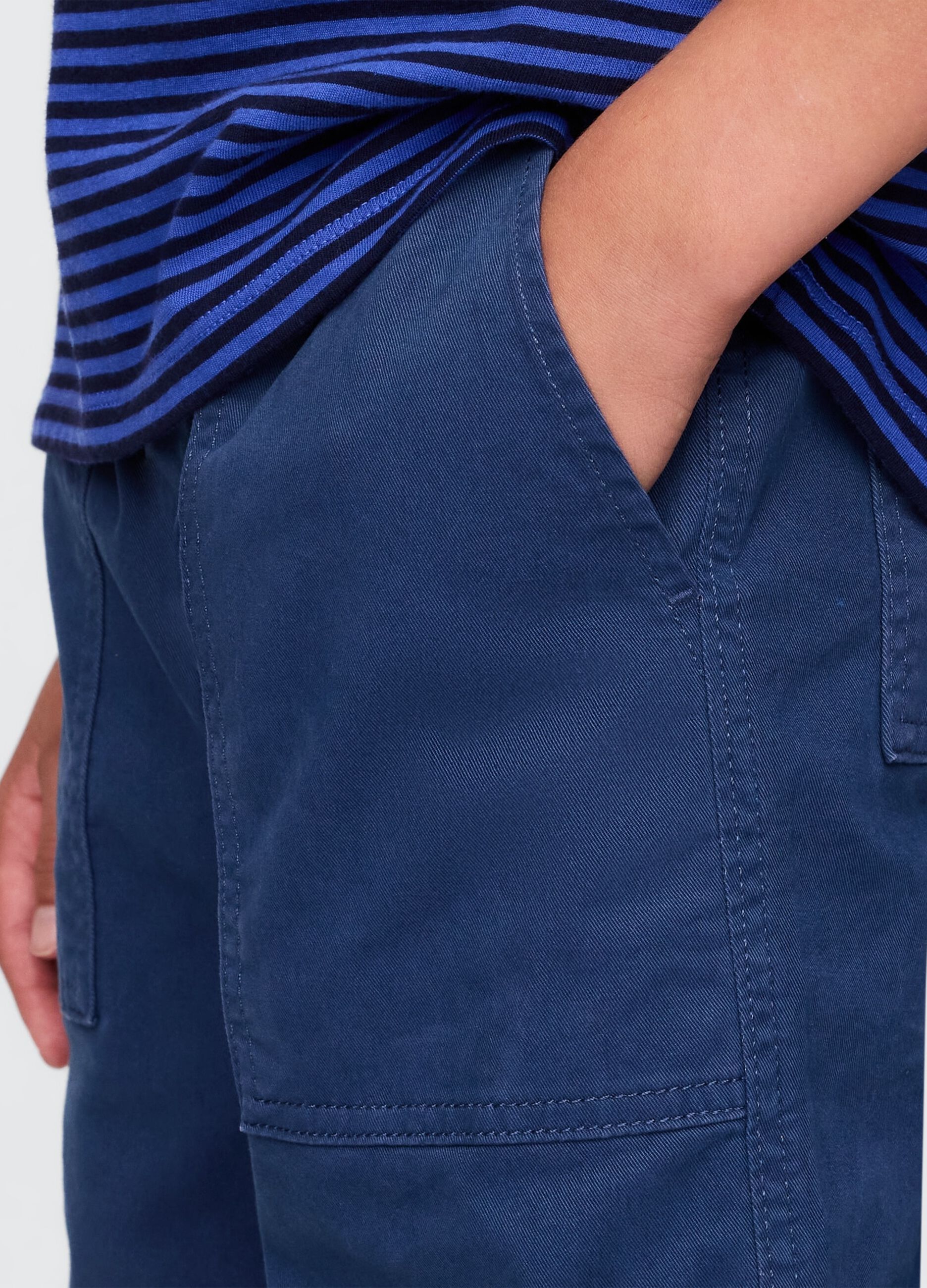 Pantaloni lunghi blu per bambini_3