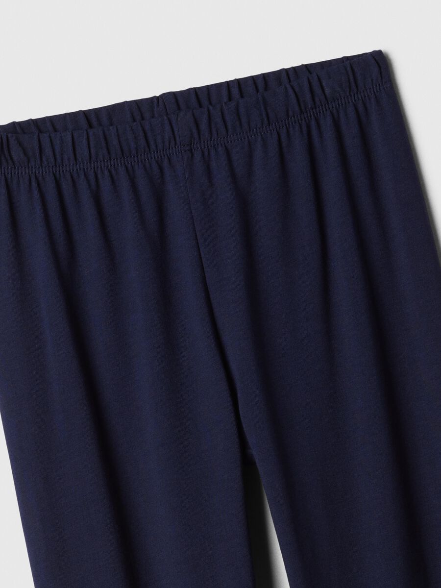 Girls' Stretchy Blue Leggings Girl_2