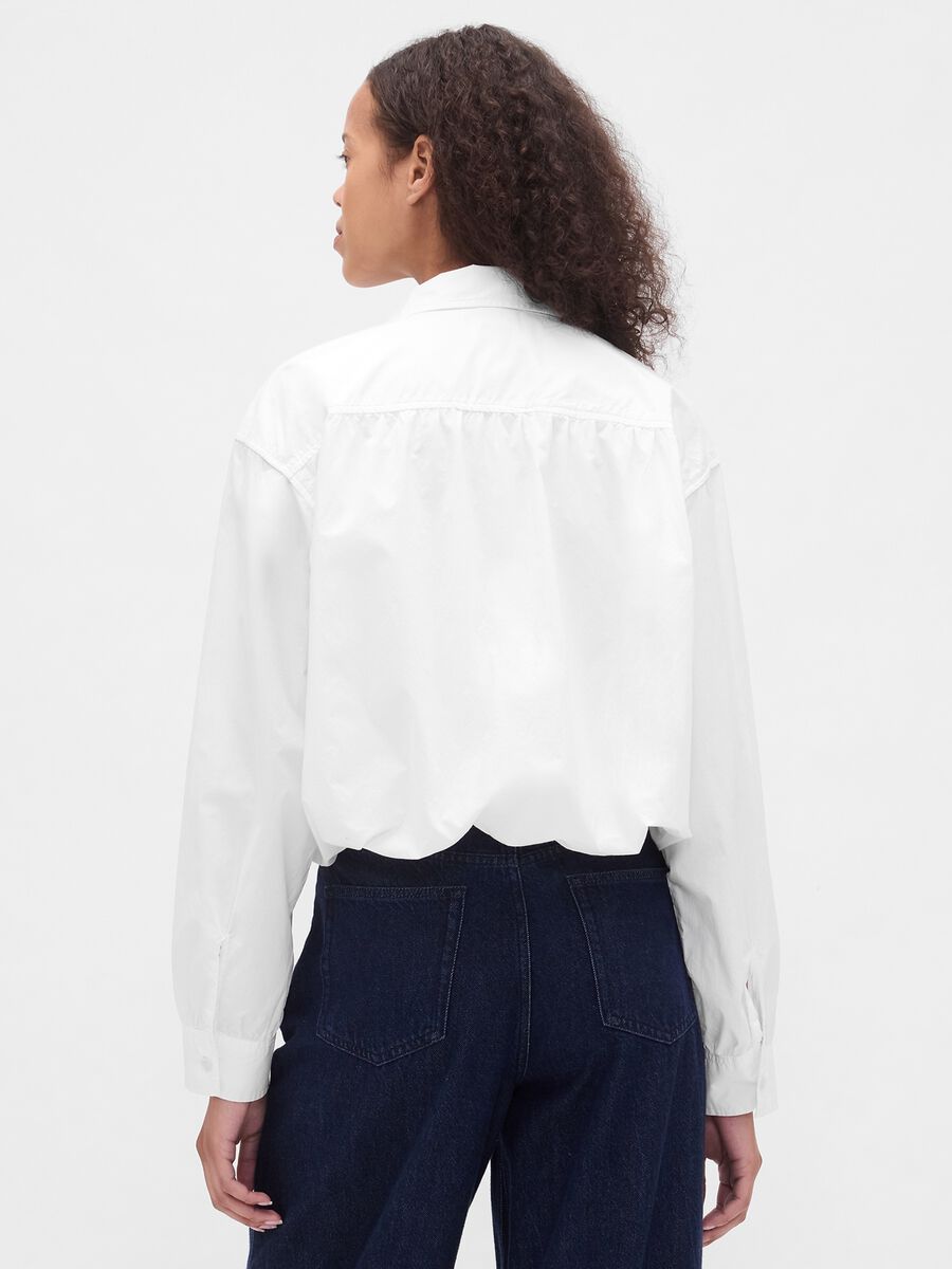 Camicia bianca in cotone Donna_1
