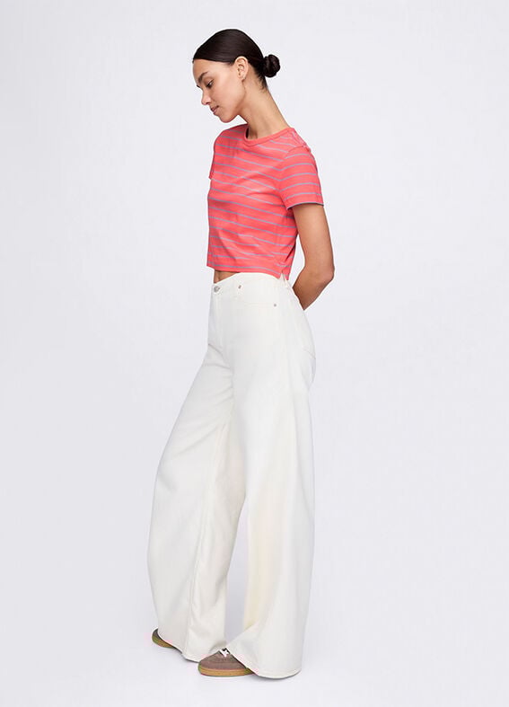Multicolour Cotton Short Sleeve T-Shirt_1
