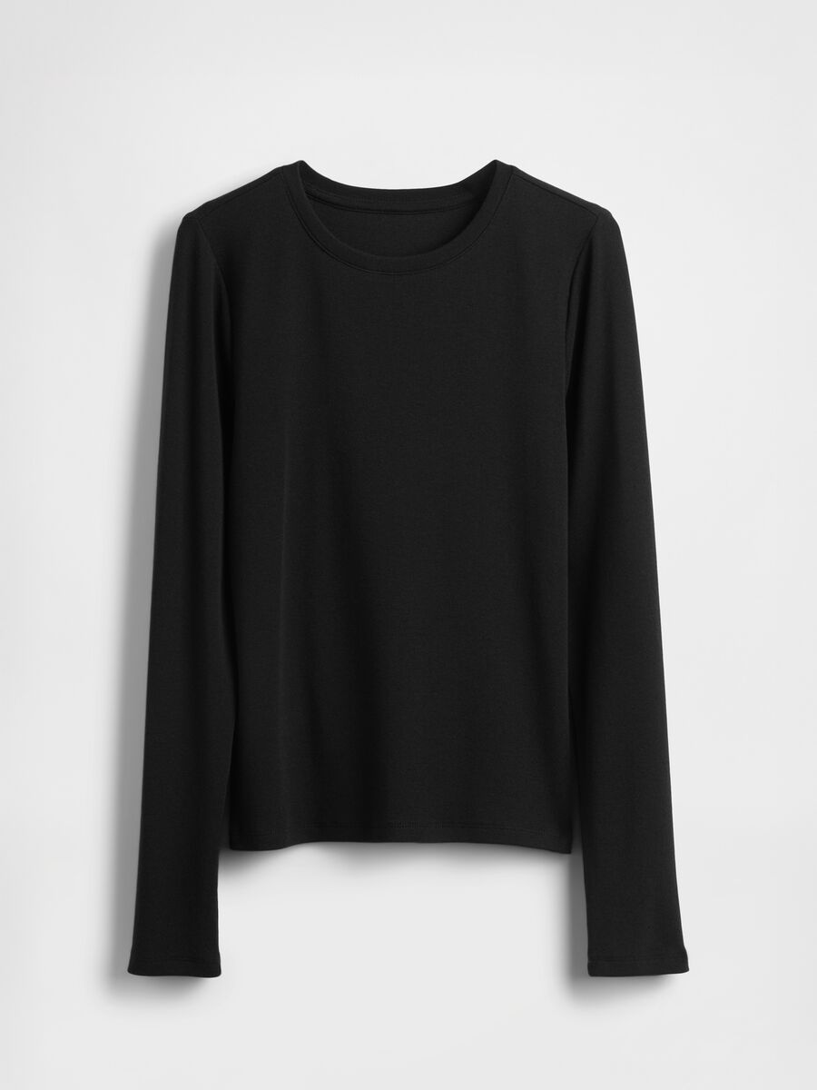 Maglia elasticizzata a maniche lunghe Donna_3
