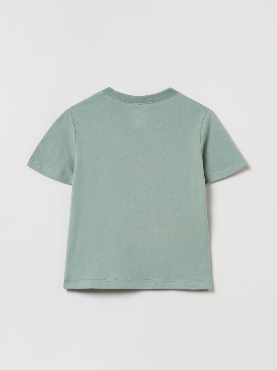 Cotton T-shirt with logo print Newborn Boy_1
