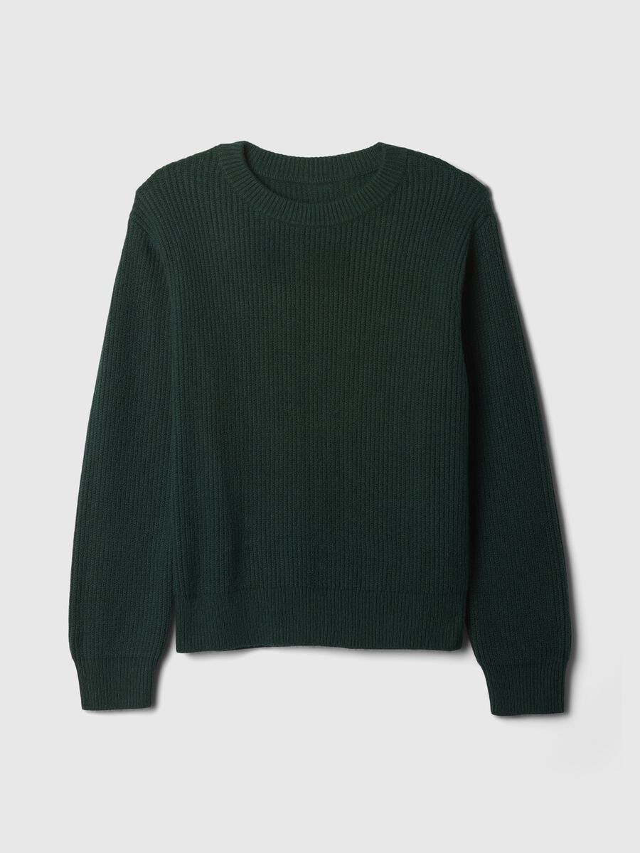 Pullover con lavorazione a coste inglesi Bambino_3