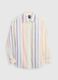Camicia oversize a righe multicolor_3