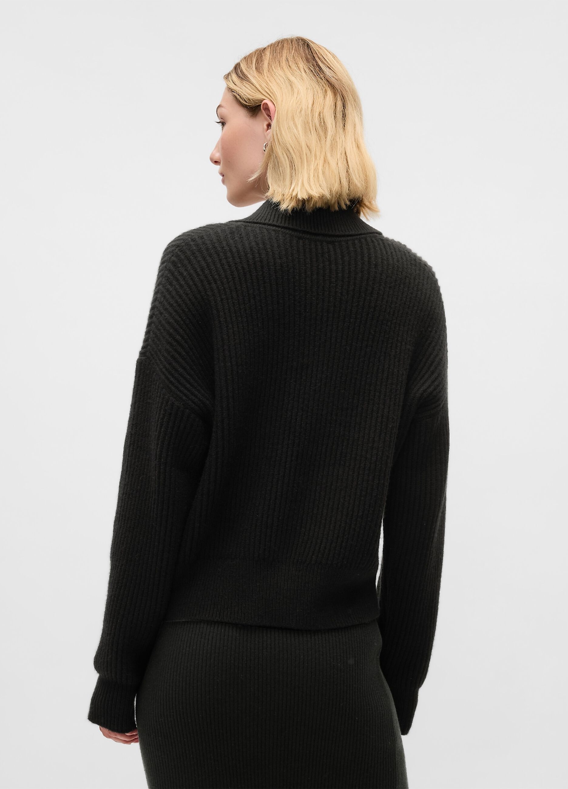 Cardigan over a coste inglesi con colletto_2