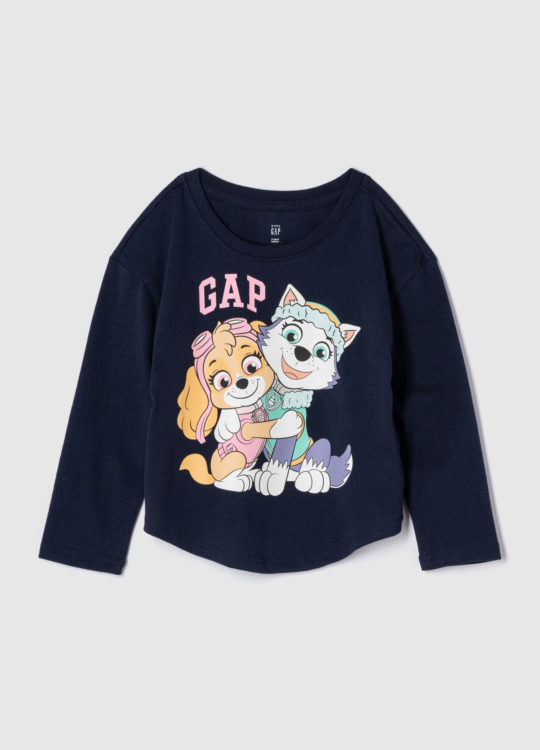 T-shirt a maniche lunghe stampa Paw Patrol