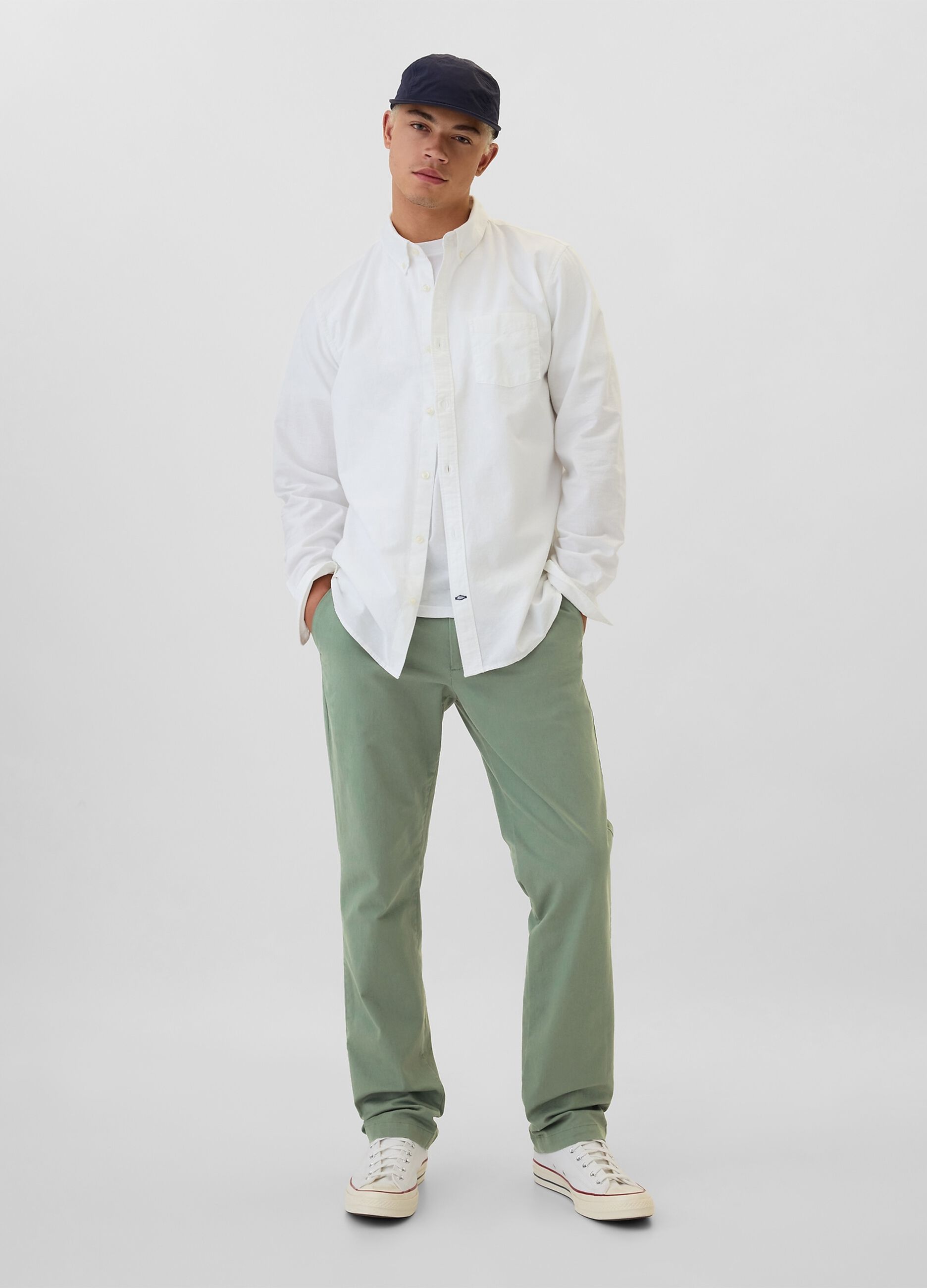 Pantalone chino in cotone stretch