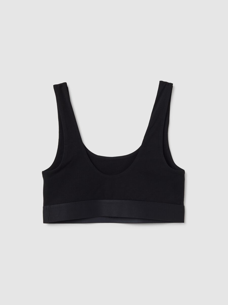 Reggiseno Bralette in cotone bio stretch Donna_3