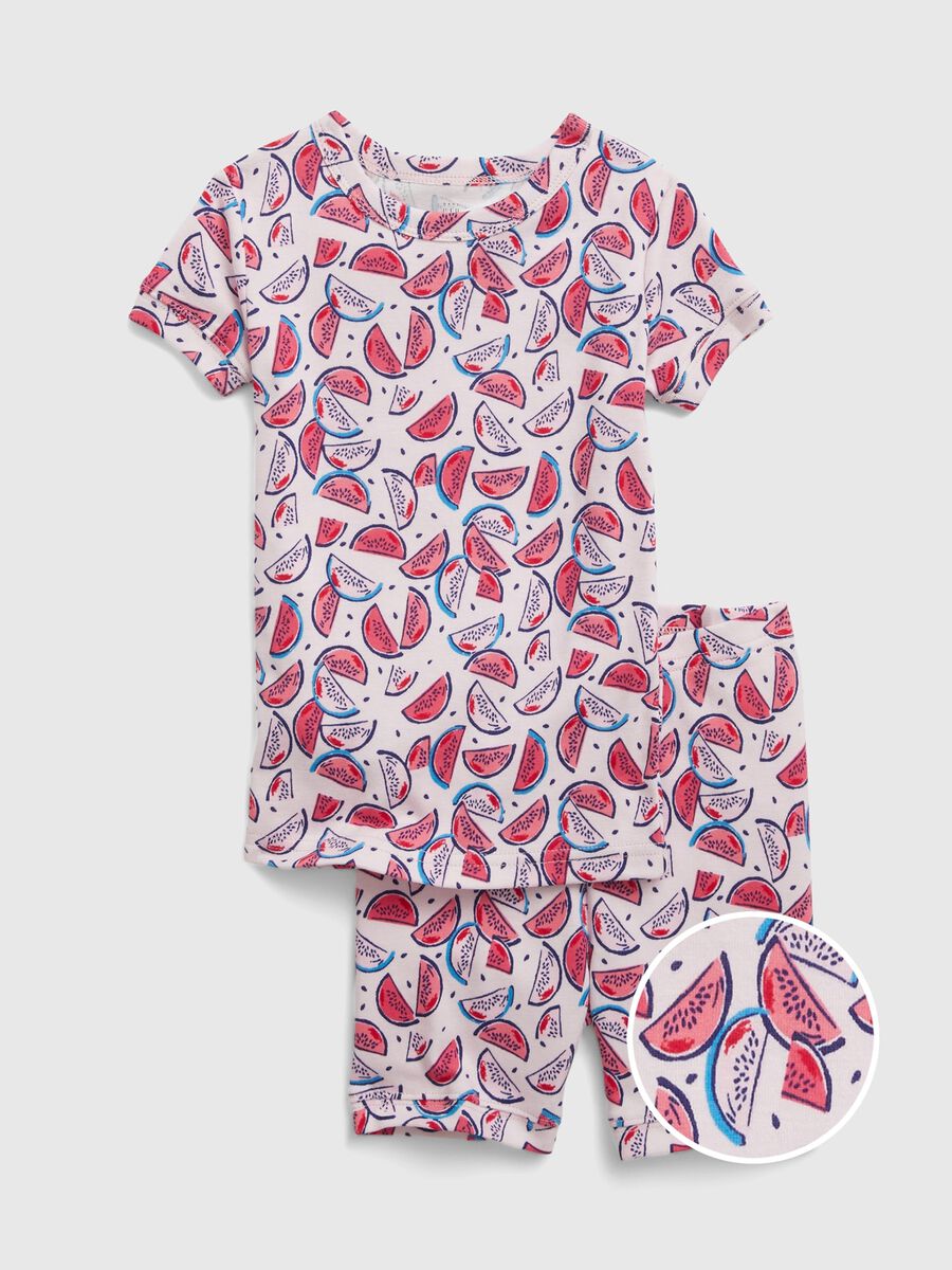 Cotton pyjamas with watermelon print_0