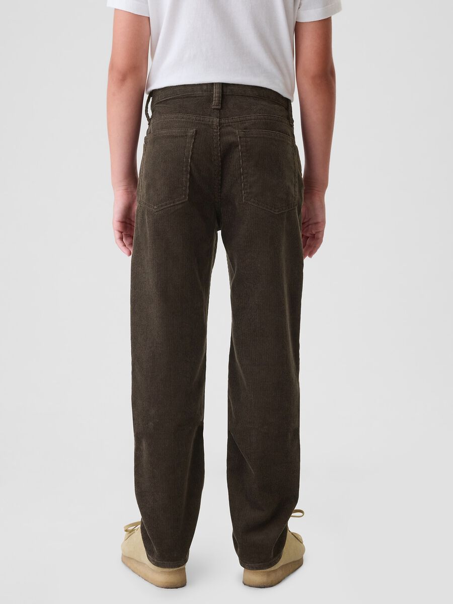 Pantaloni chino in corduroy Bambino_2
