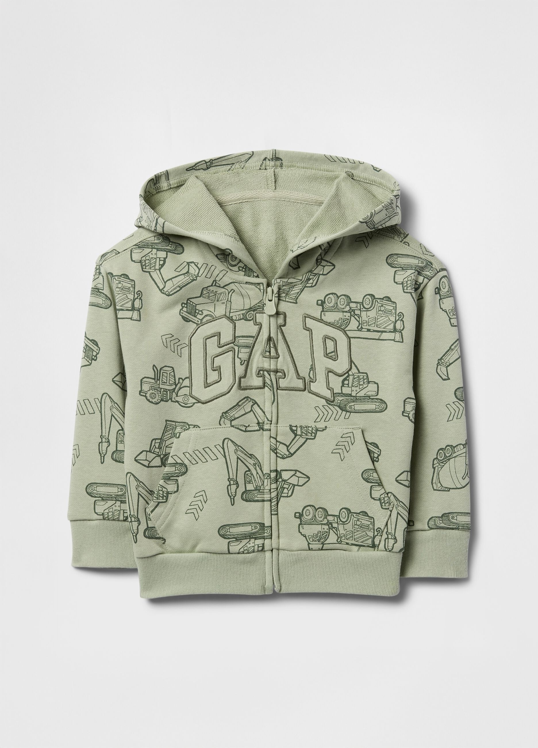 Felpa con cappuccio e zip intera GAP Kids