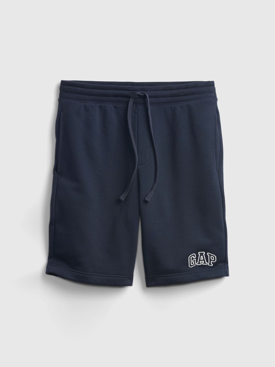 Plush Bermuda shorts with embroidered logo Man_4