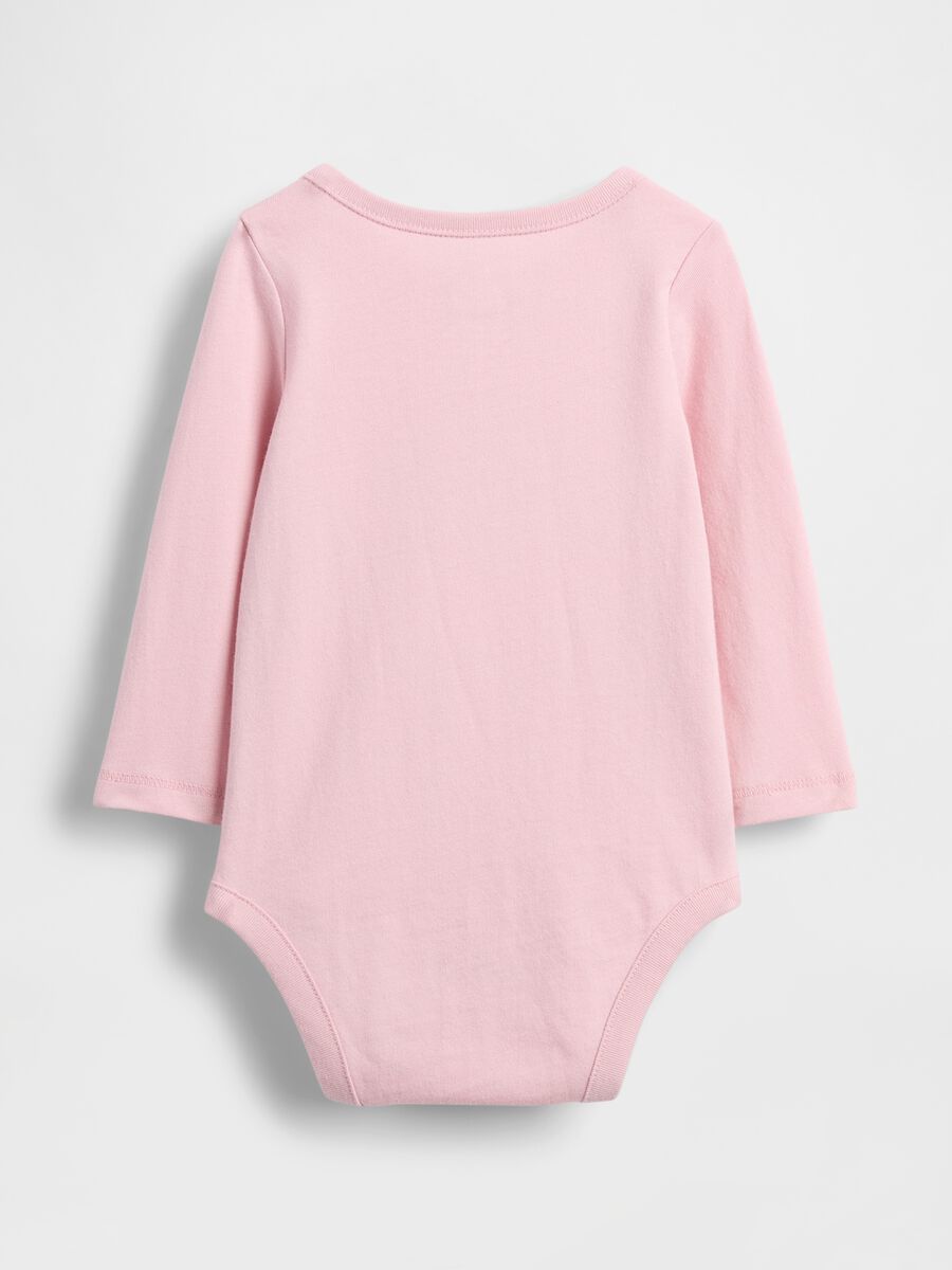 Body rosa in cotone Neonato_1
