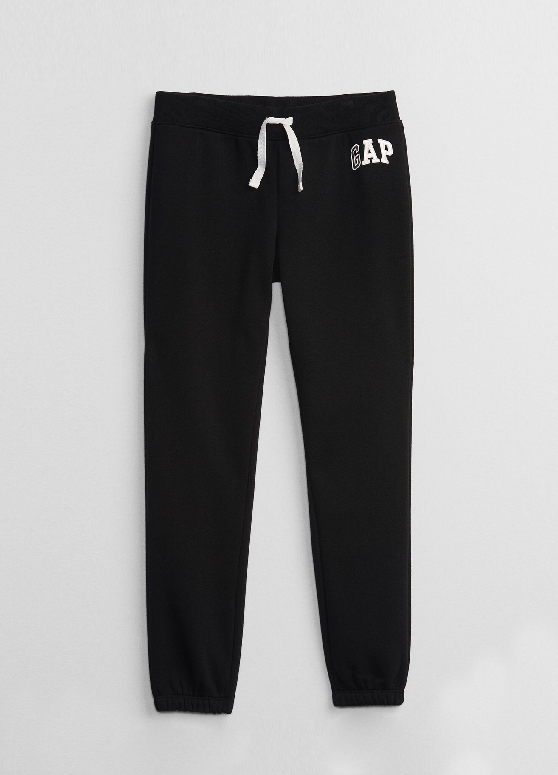 Joggers in felpa con coulisse e stampa logo