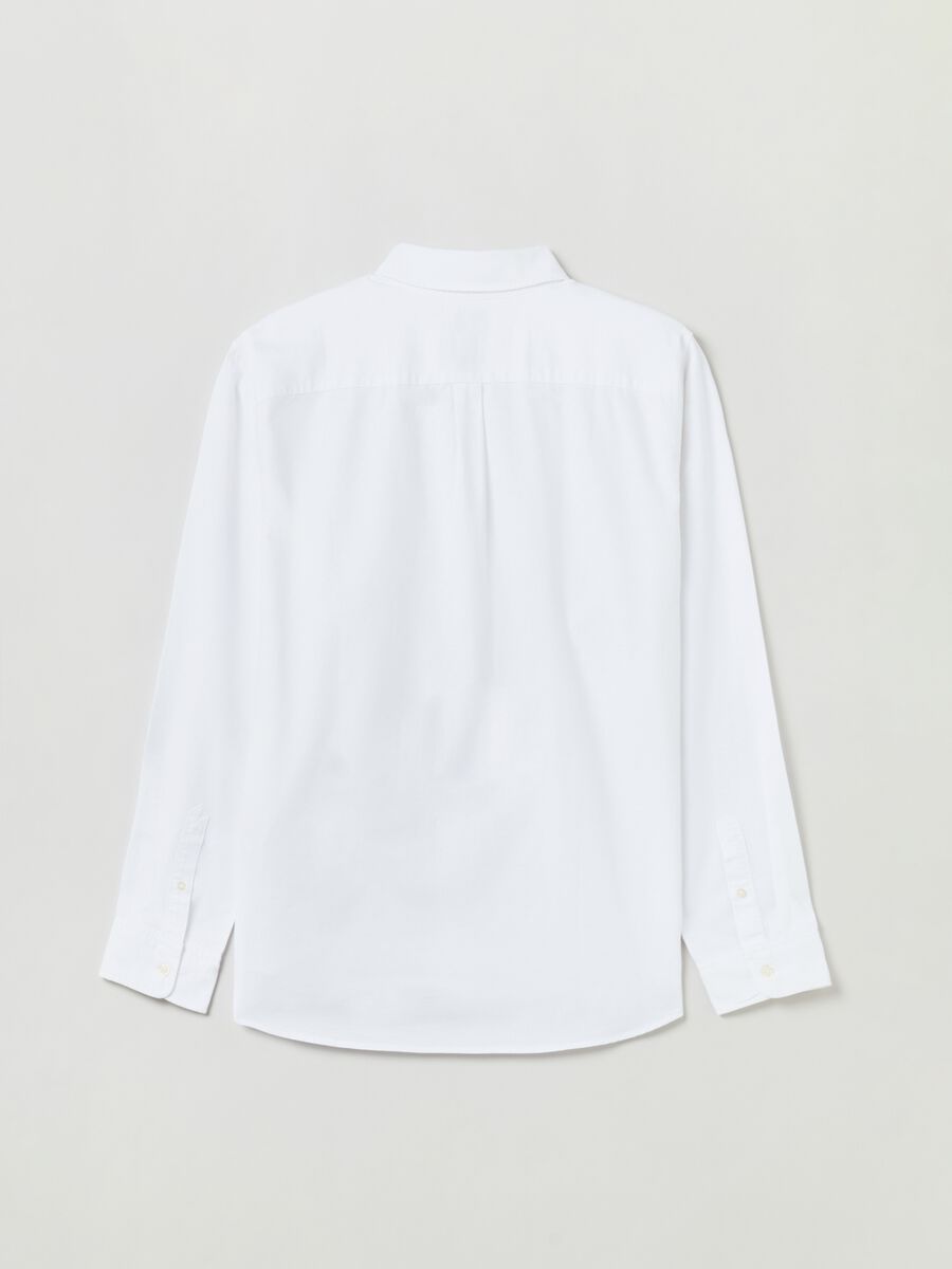 Camicia regular fit in cotone oxford Uomo_2