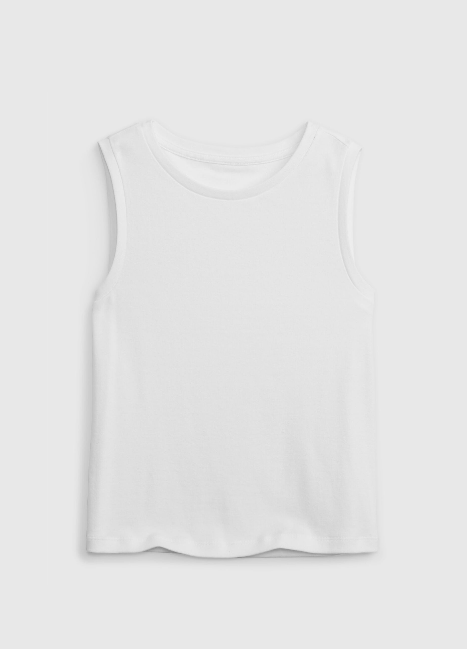 Tank top in stretch cotton and modal._3