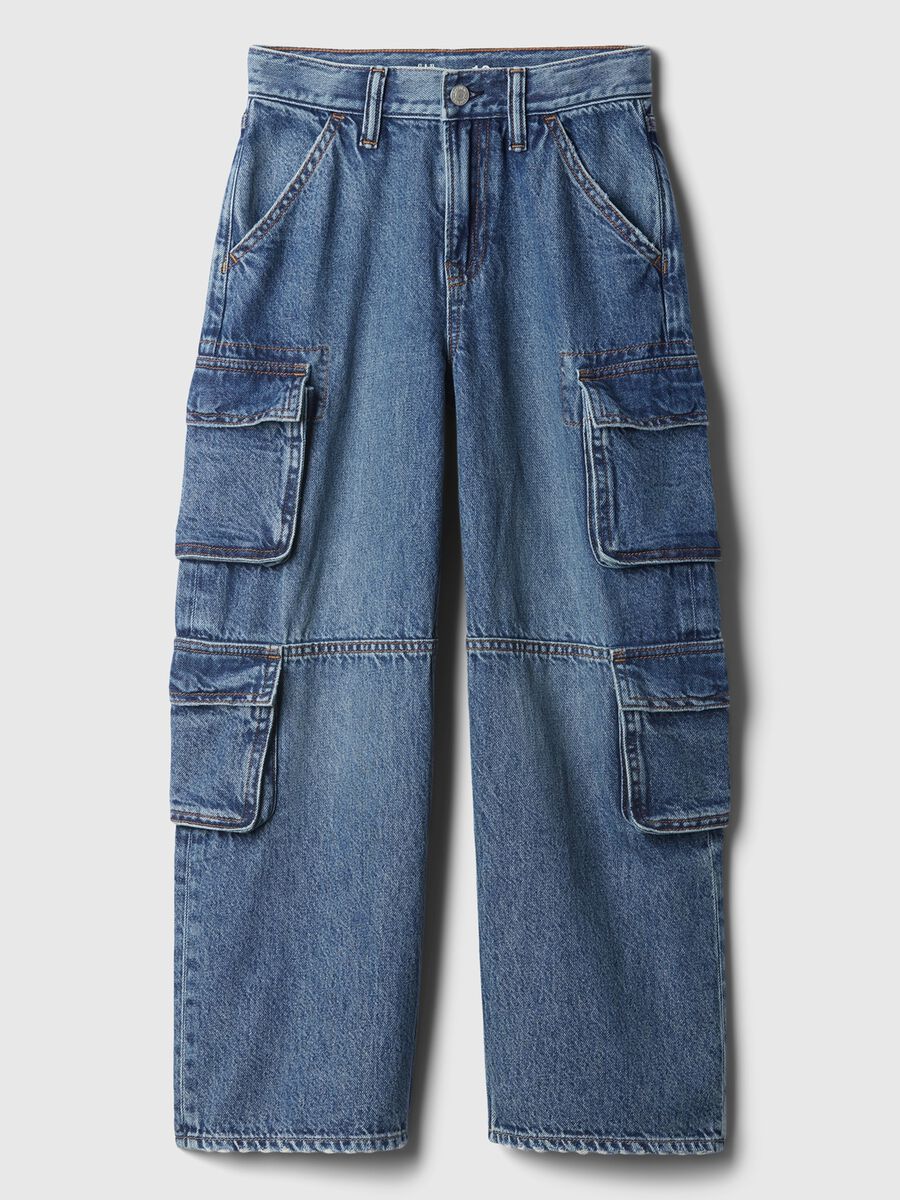 Jeans baggy fit modello tasconato Bambino_3