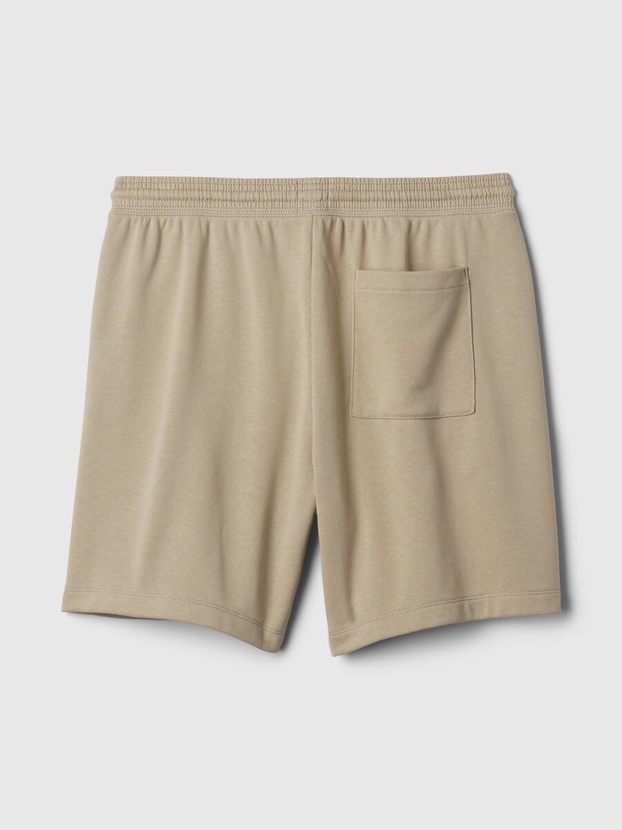 Shorts jogger in felpa stampa maxi logo Uomo_4