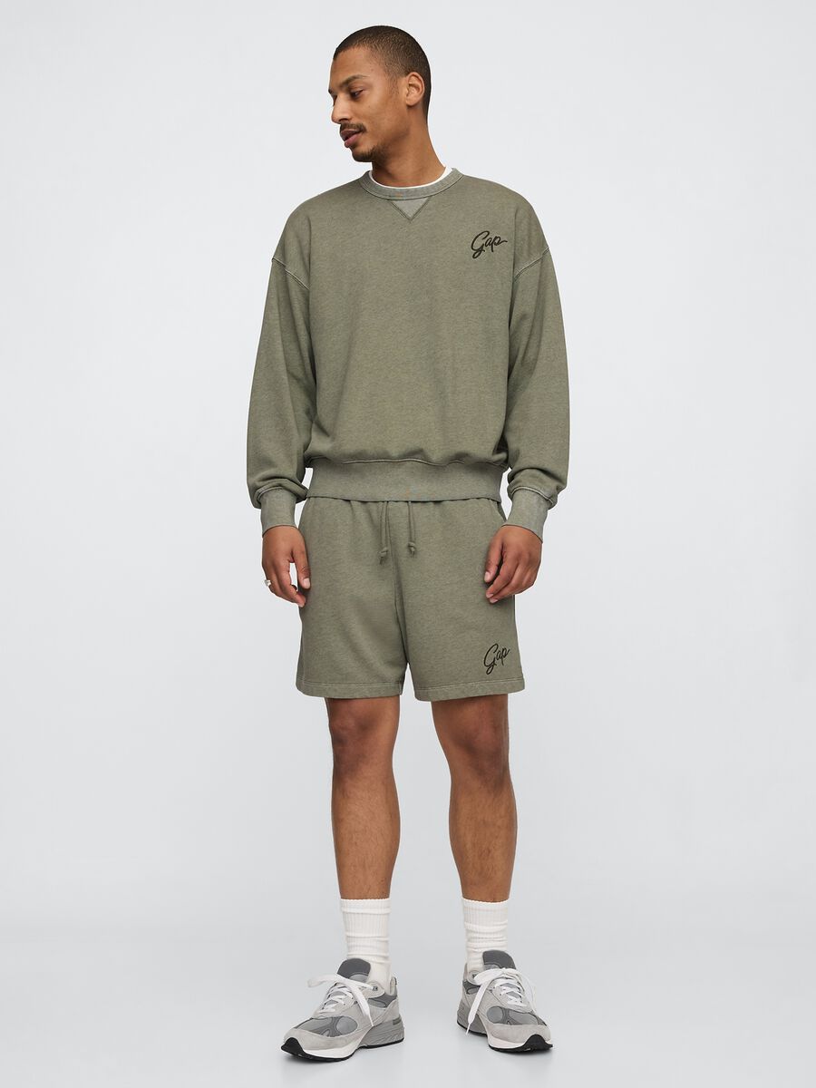 Shorts verde in misto cotone e poliestere Gap Uomo_0