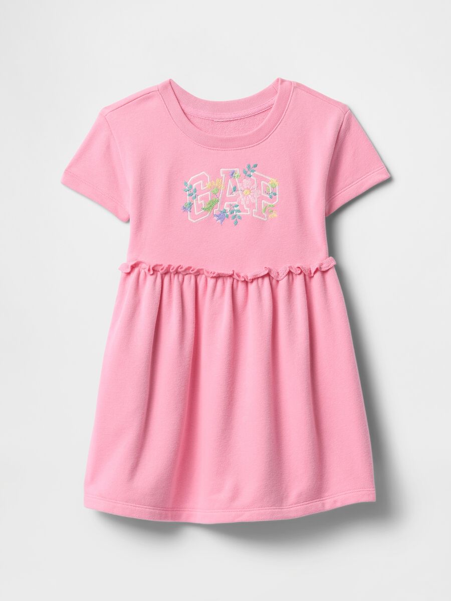 Pink Dress in Pure Cotton by GAP Kids Baby Girl_0