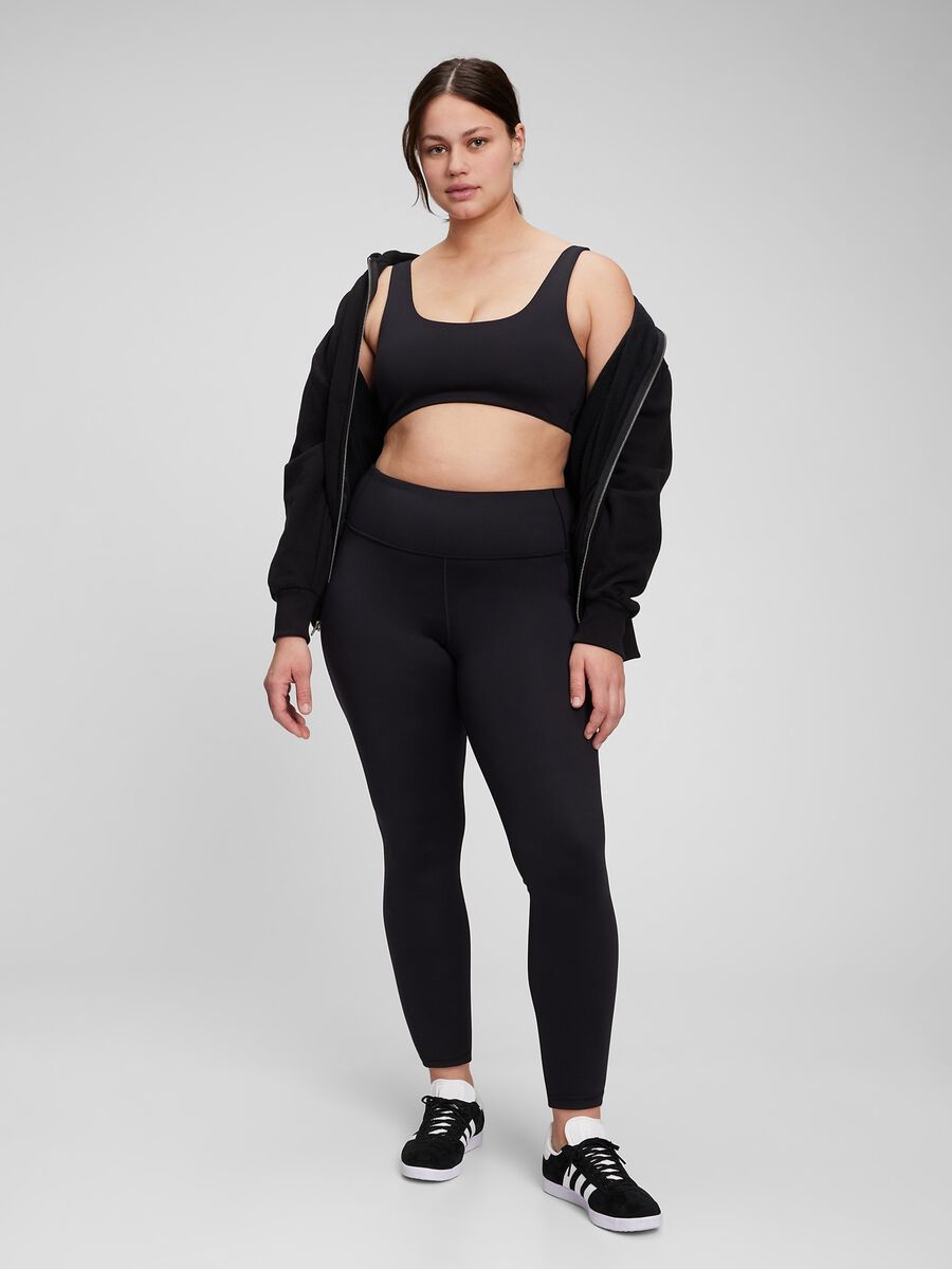 Leggings stretch con tasche Donna_0