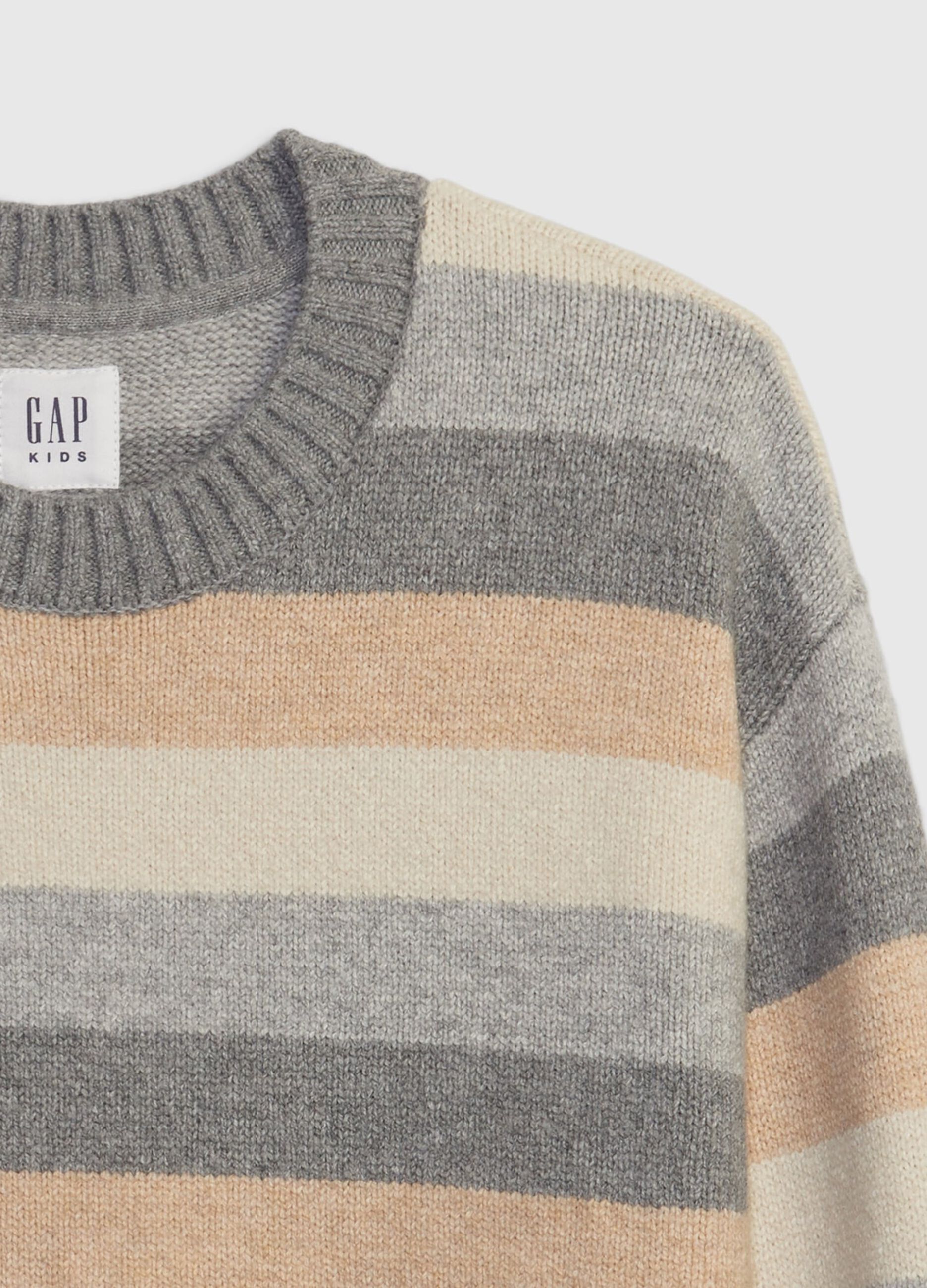 Striped crew neck pullover_2