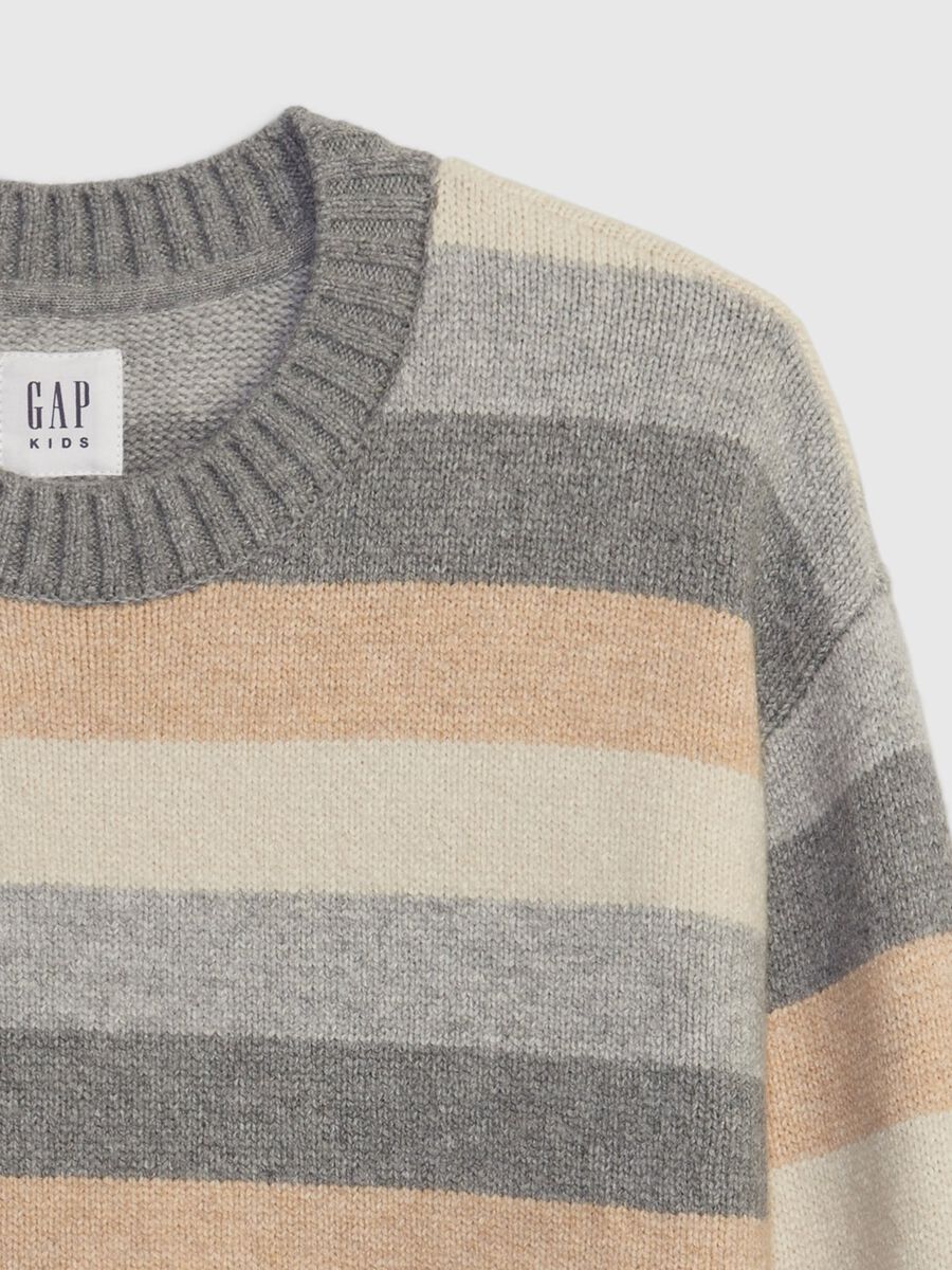 Striped crew neck pullover Boy_2