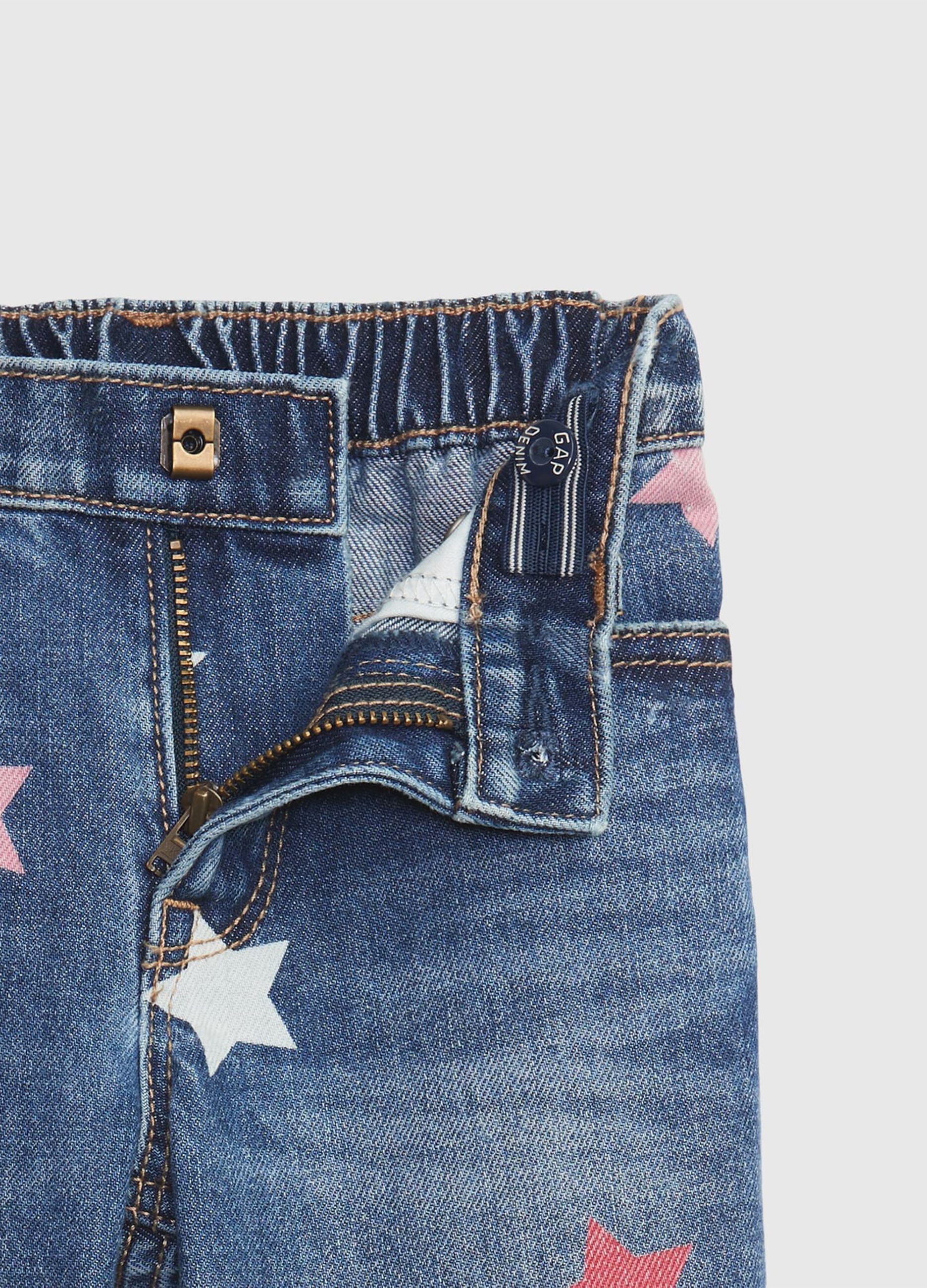 Loose-fit jeans with stars print_2