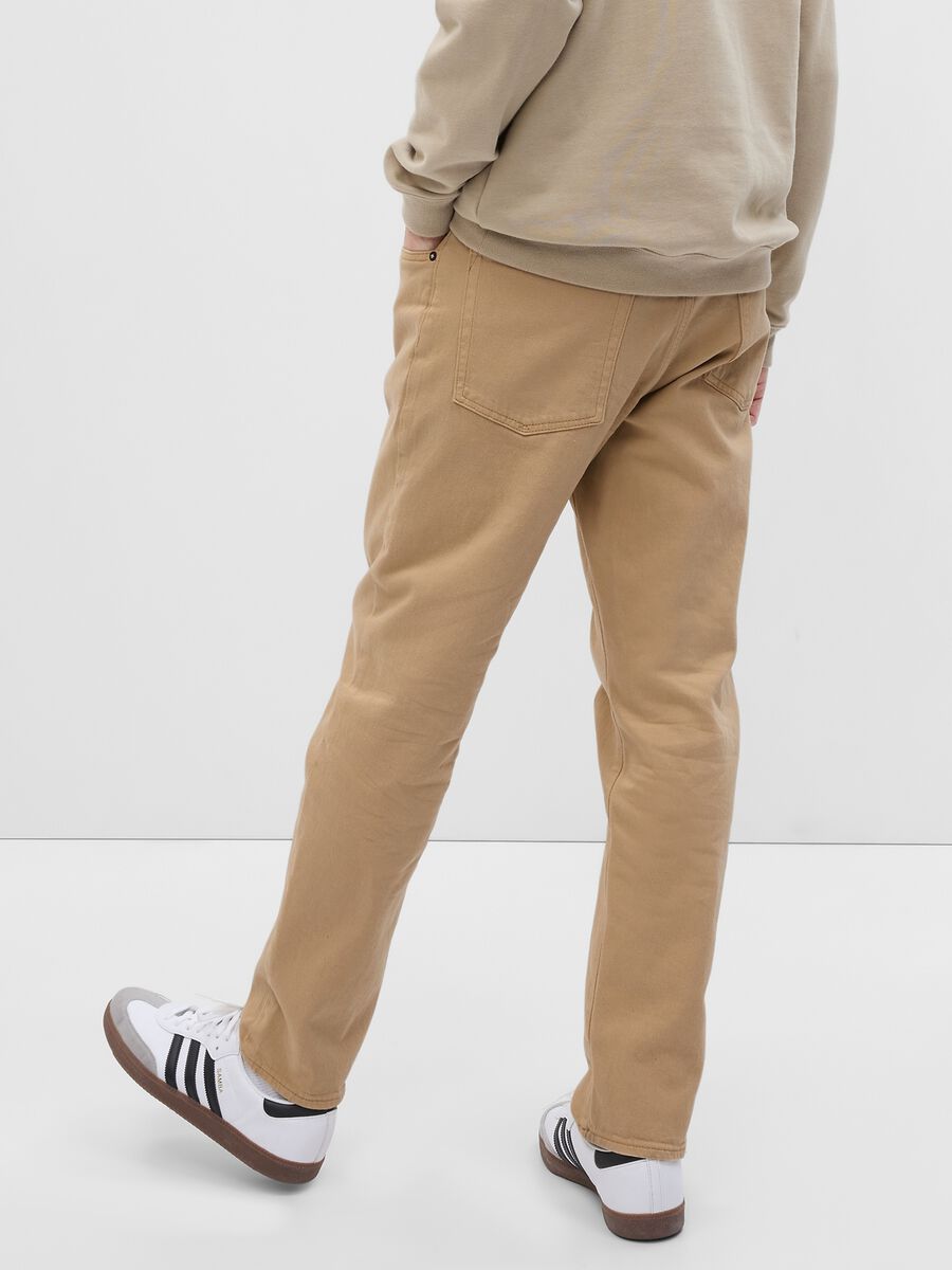 Slim fit stretch trousers Man_1