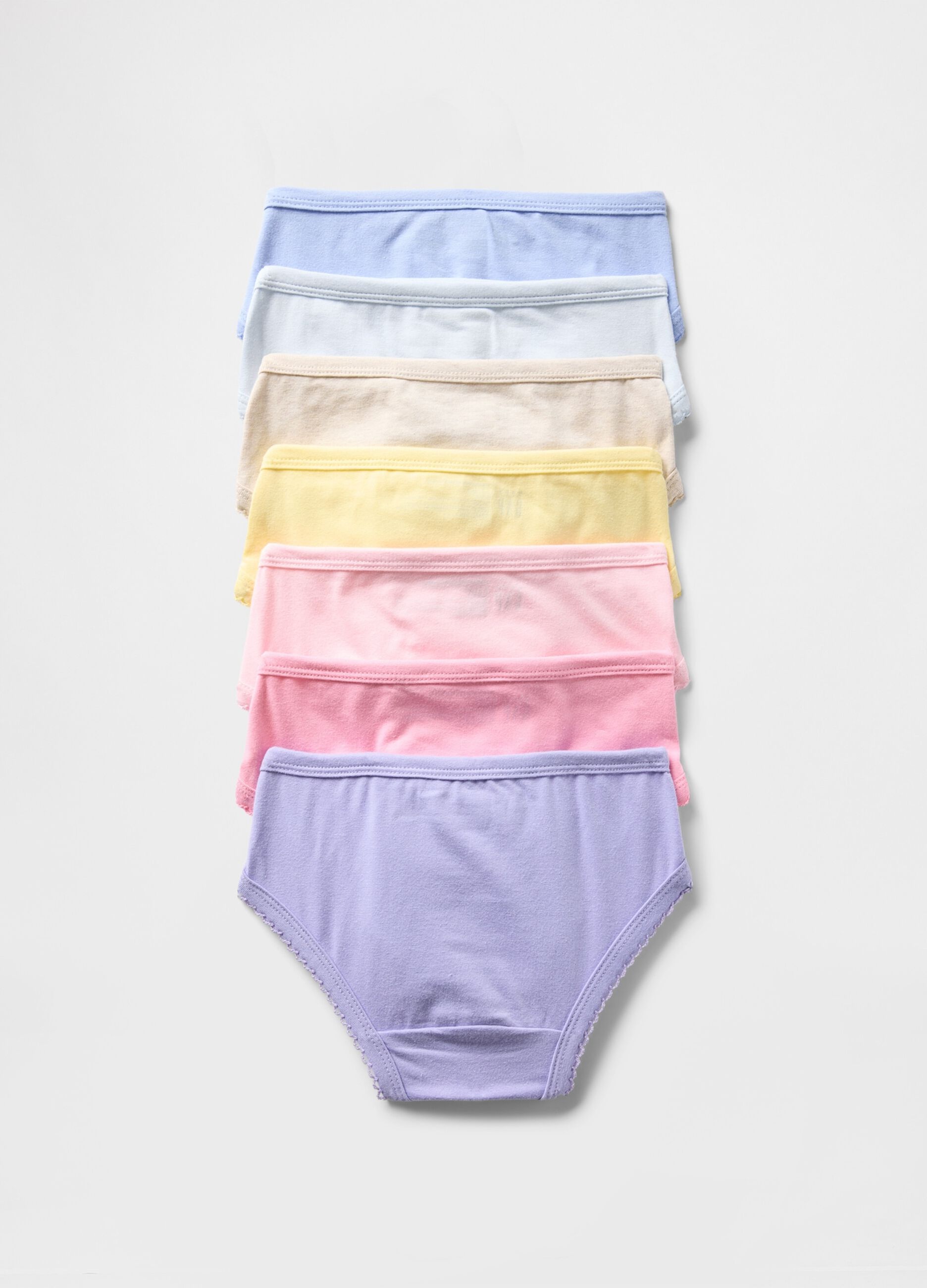 Slip multicolor in cotone elasticizzato per bimba_1