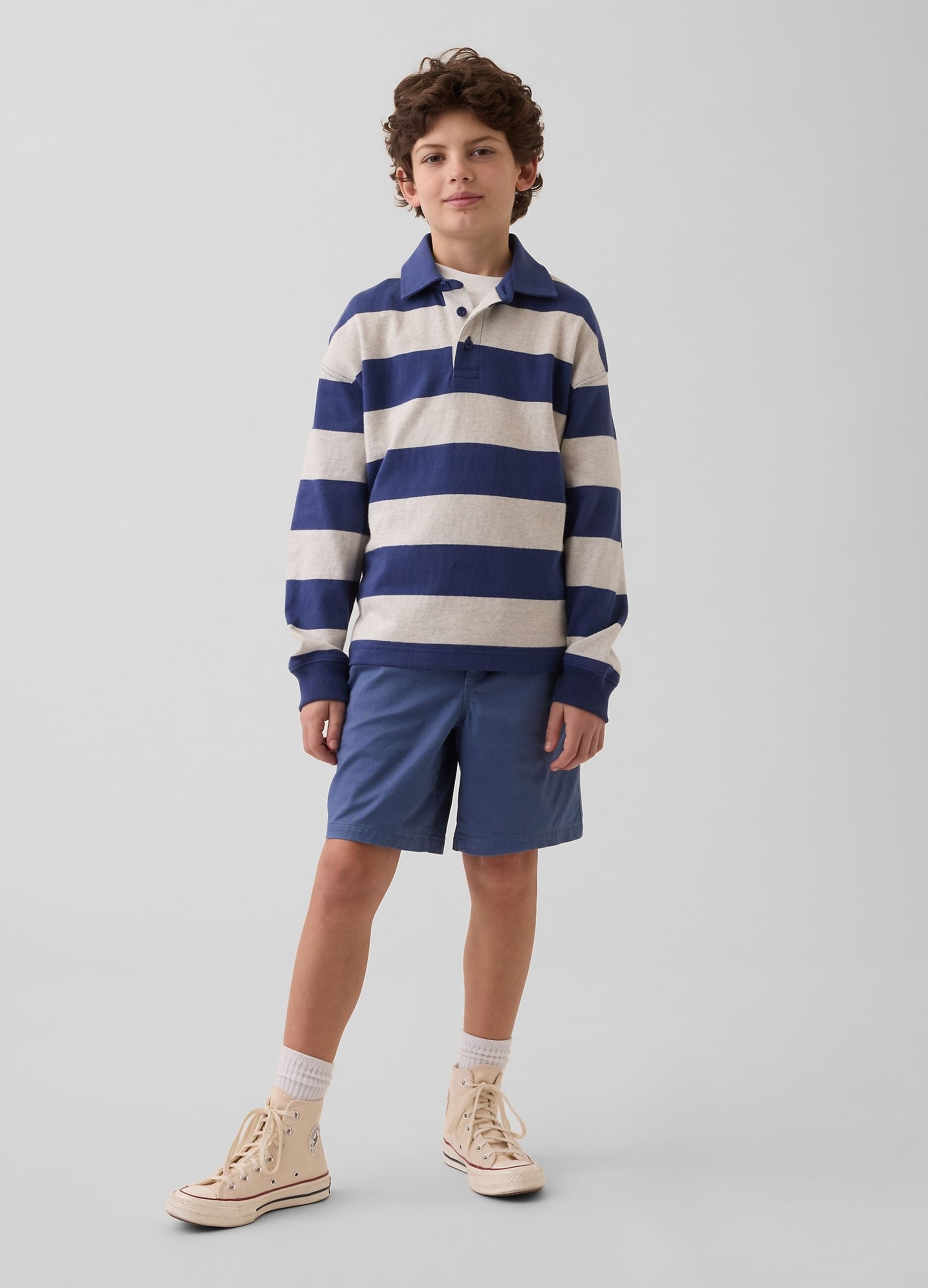 Shorts in cotone elasticizzato