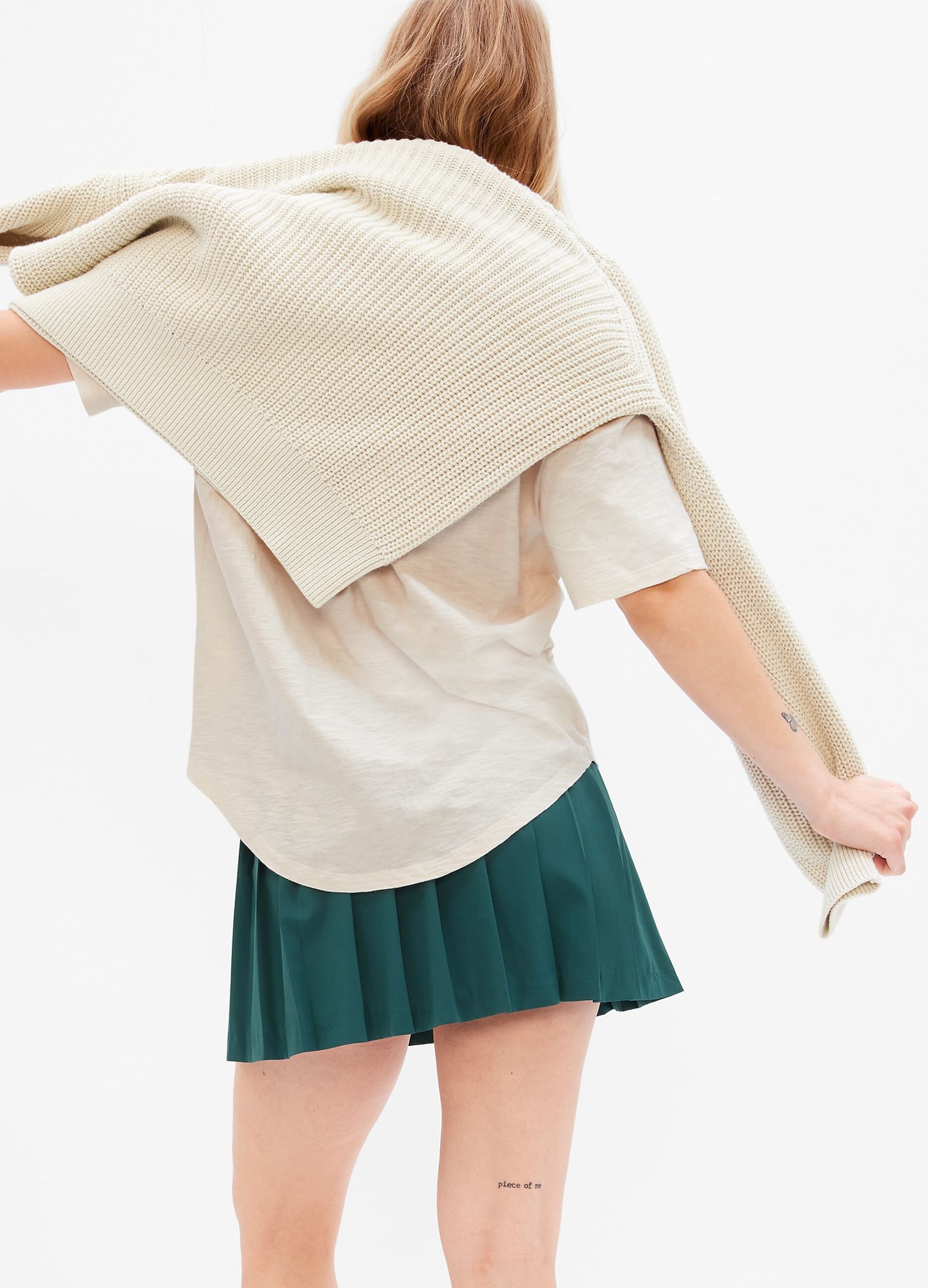 Oversized T-shirt with logo print_1