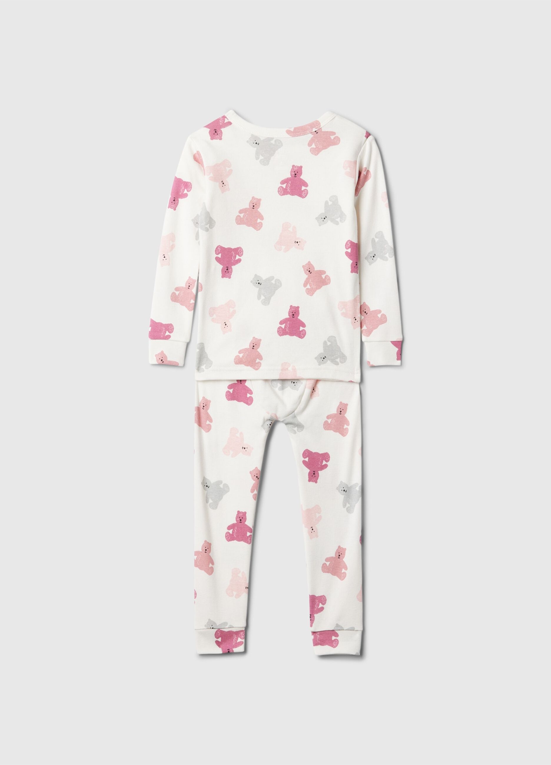 Pigiama lungo con stampa all-over_1