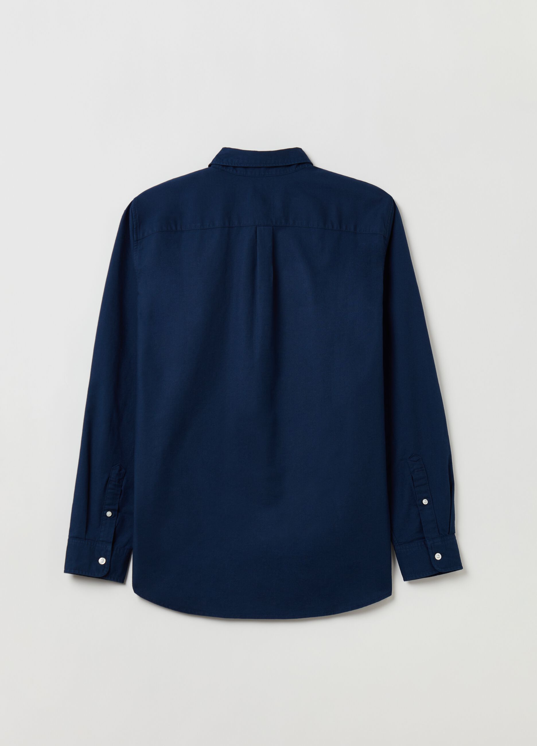 Camicia regular fit in cotone oxford_2