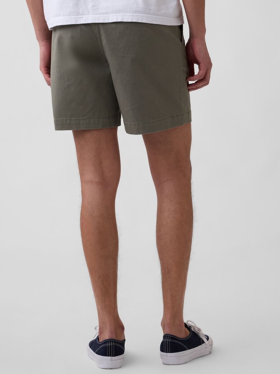 Stretch cotton shorts Man_2