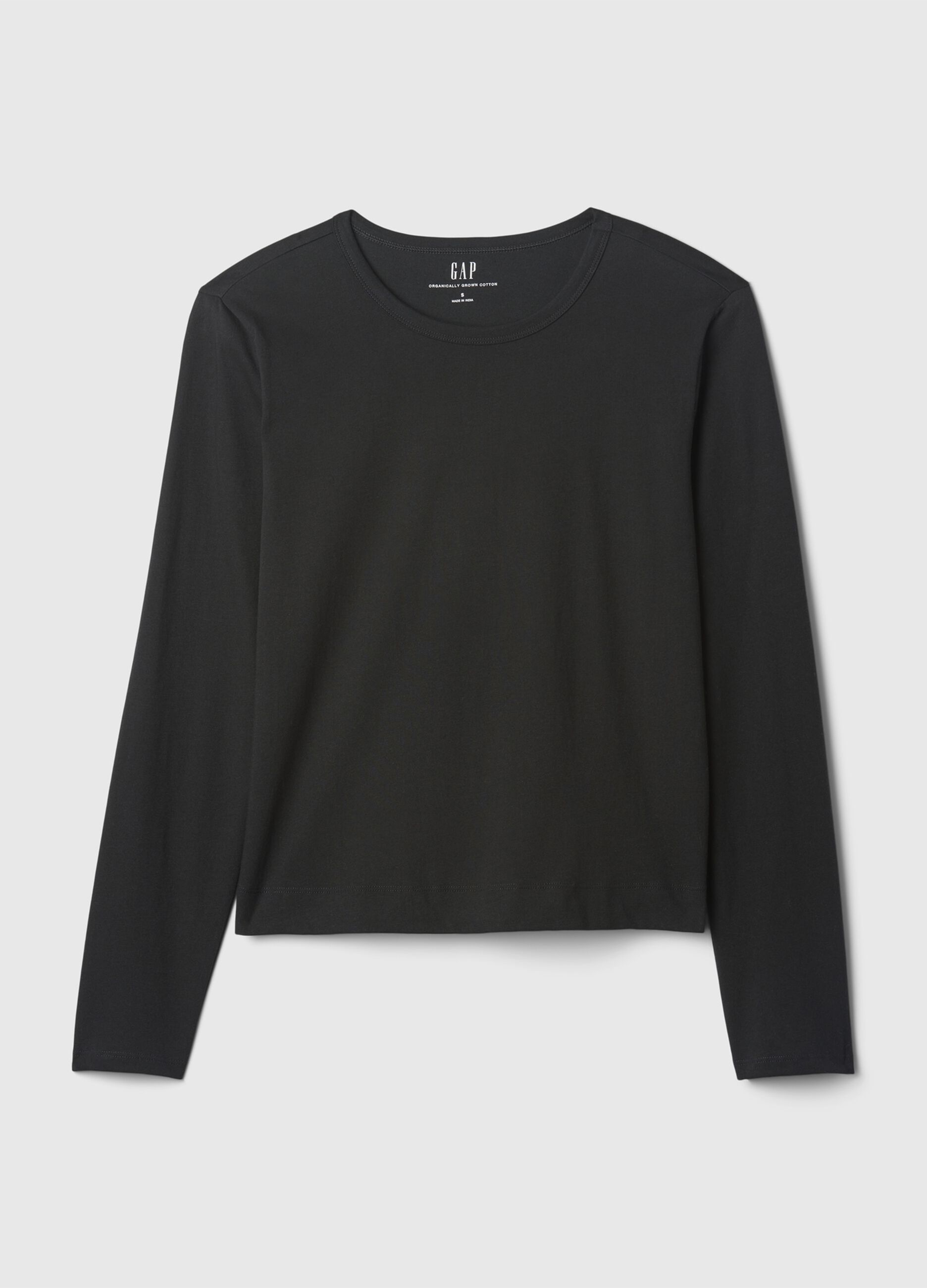 T-shirt a maniche lunghe in cotone_4