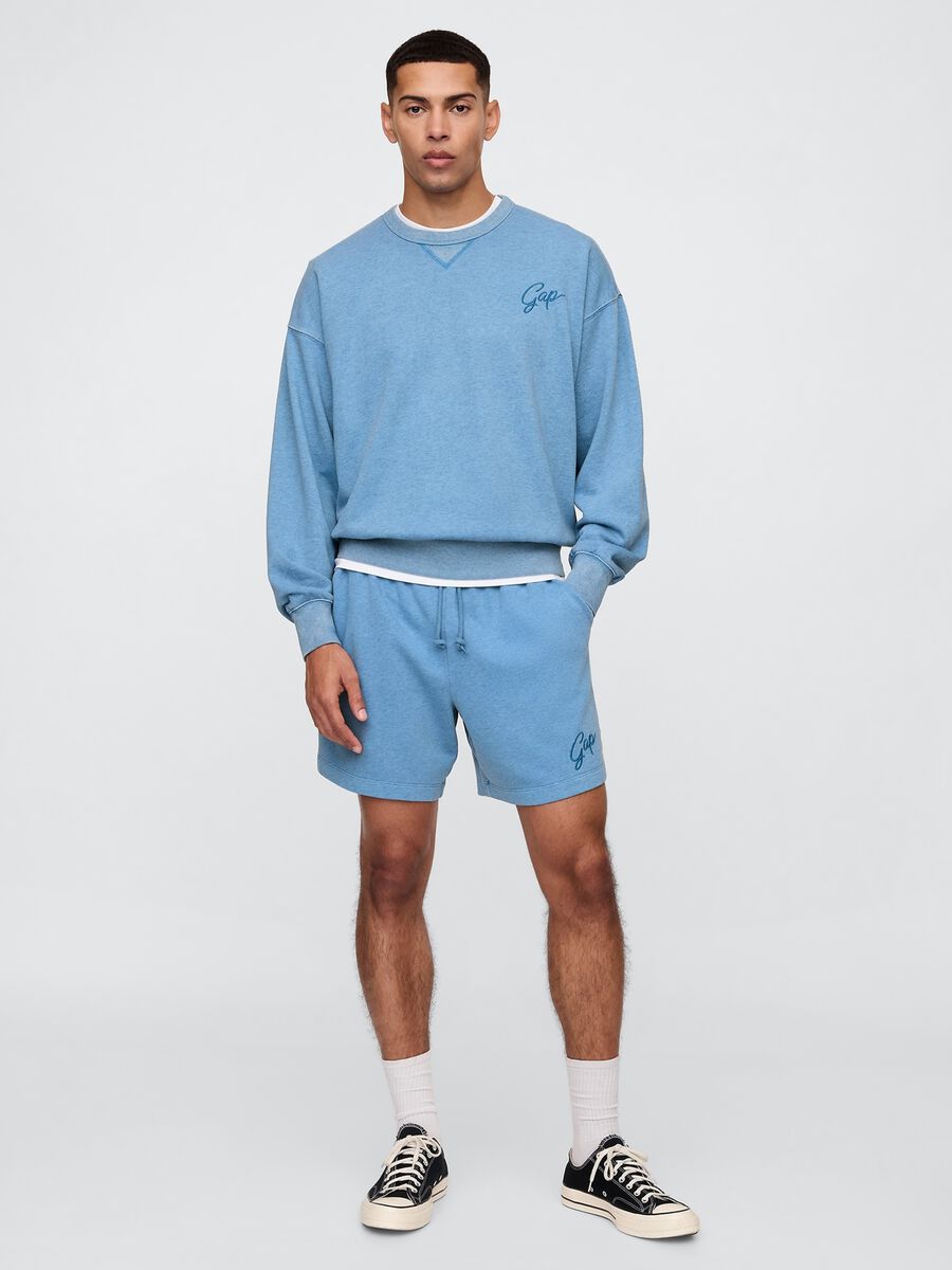 Shorts blu azzurro Gap in misto cotone Uomo_0
