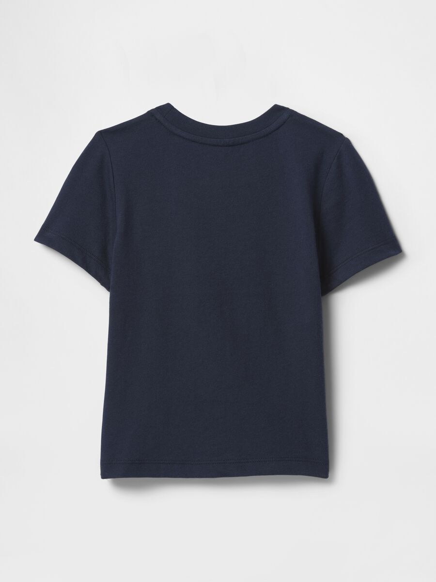 T-shirt girocollo blu con taschino GAP Baby Boy_1