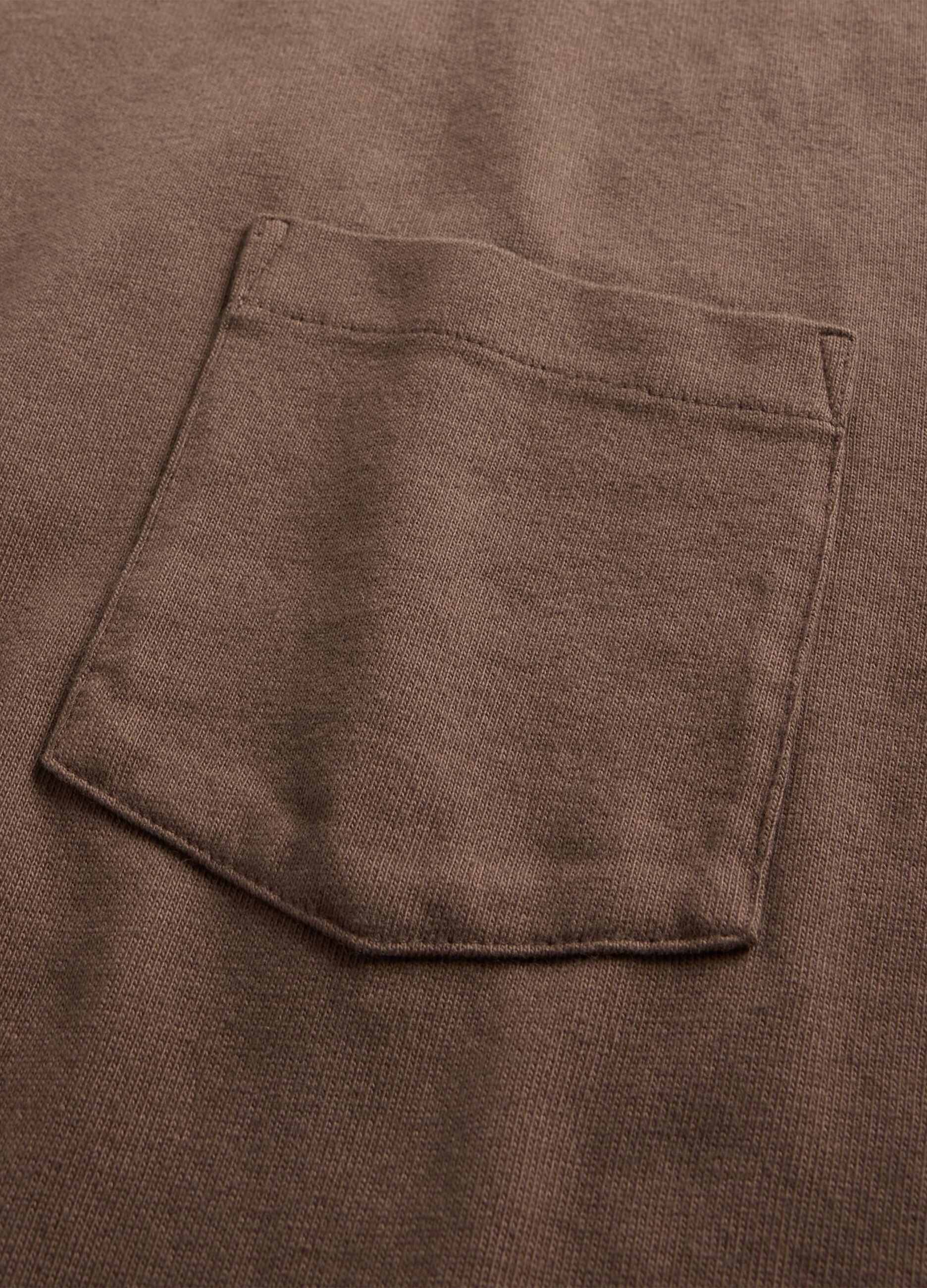 Brown Cotton Long Sleeve Shirt