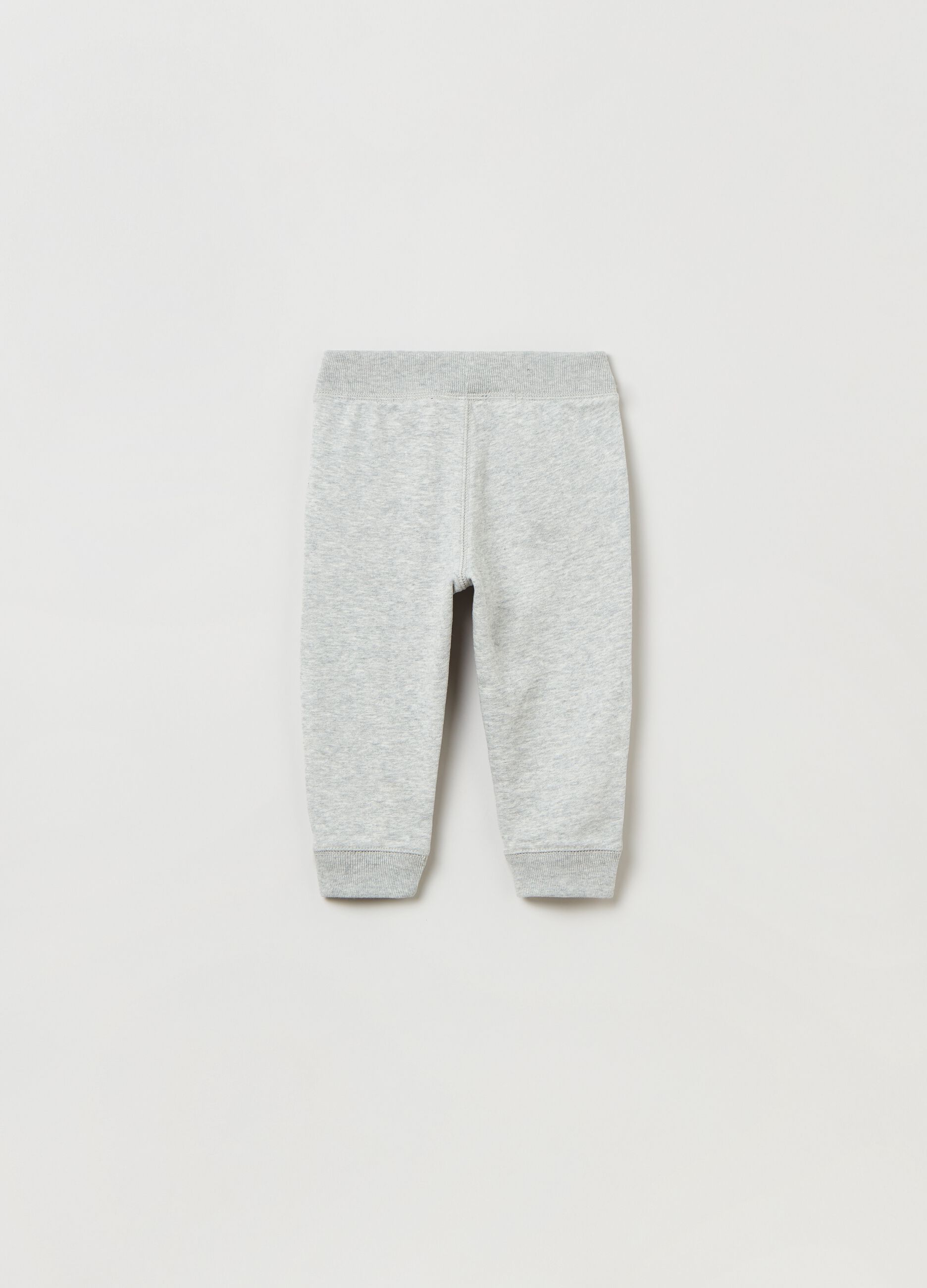 Joggers with teddy bear and logo print