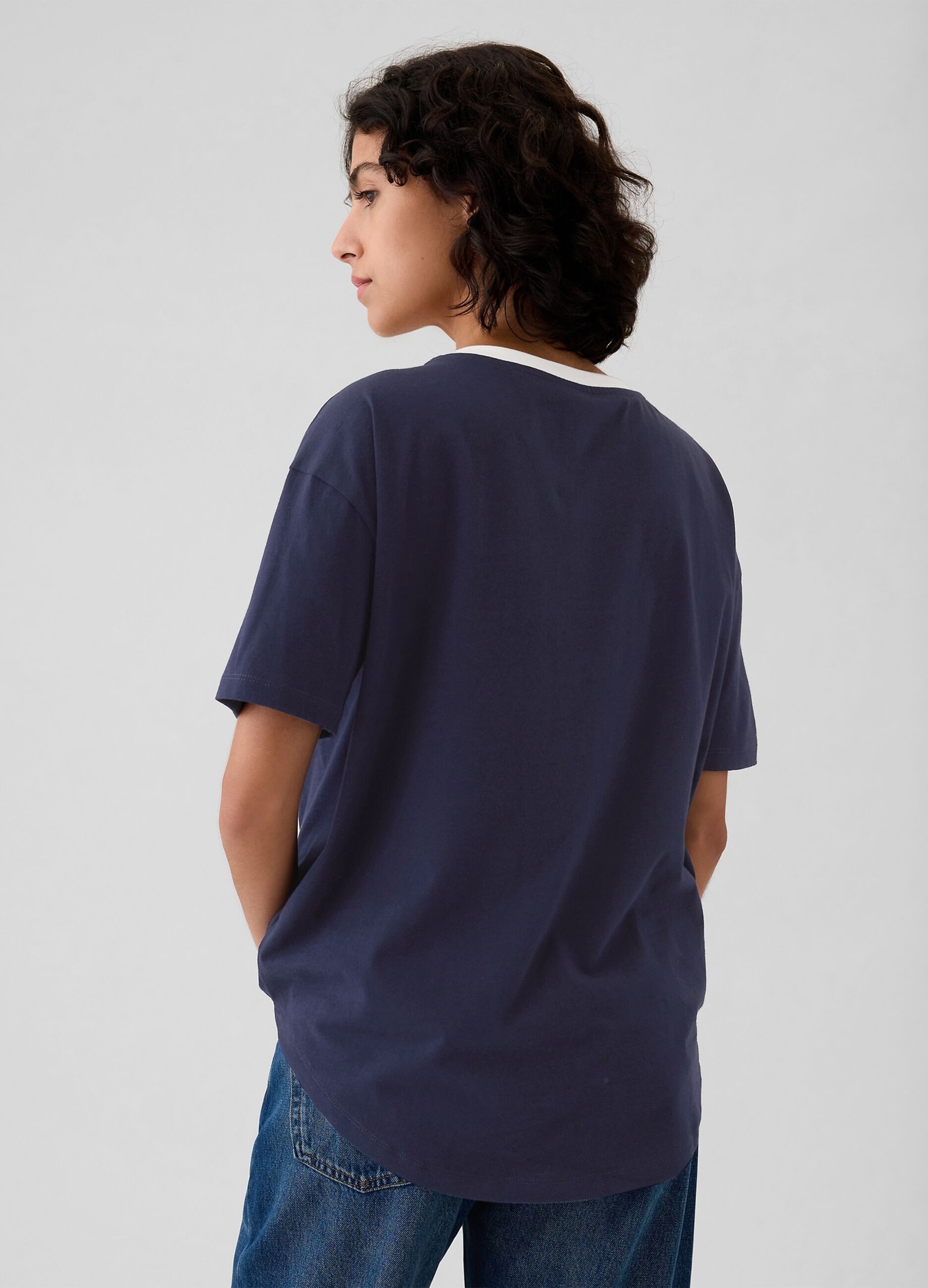 T-shirt in cotone bio stampa logo Athletic Dept._2