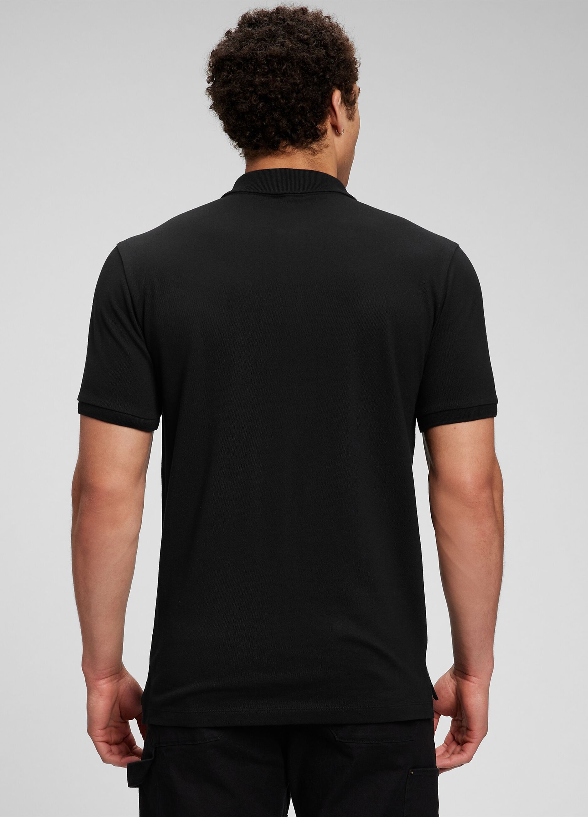 Polo in piquet con ricamo logo_1