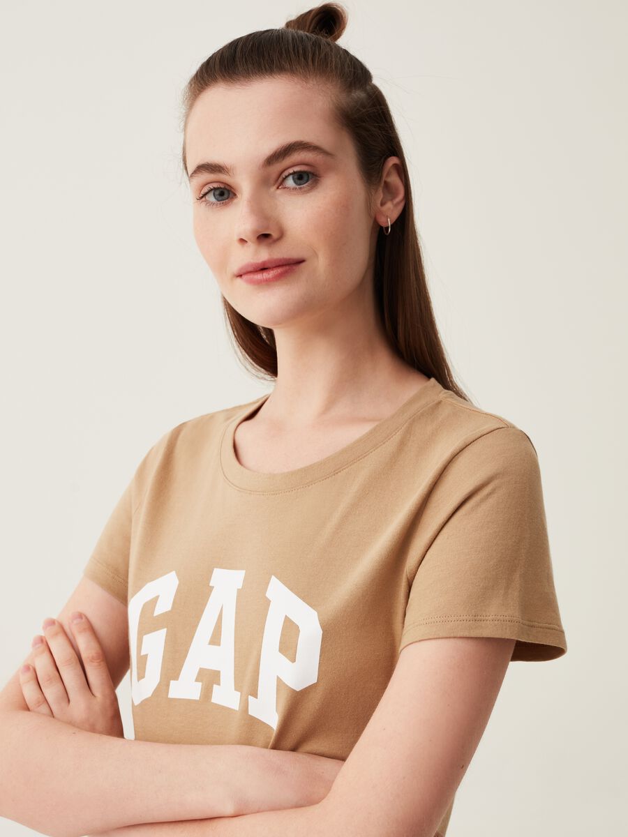 Bipack t-shirt in cotone con stampa logo Donna_3