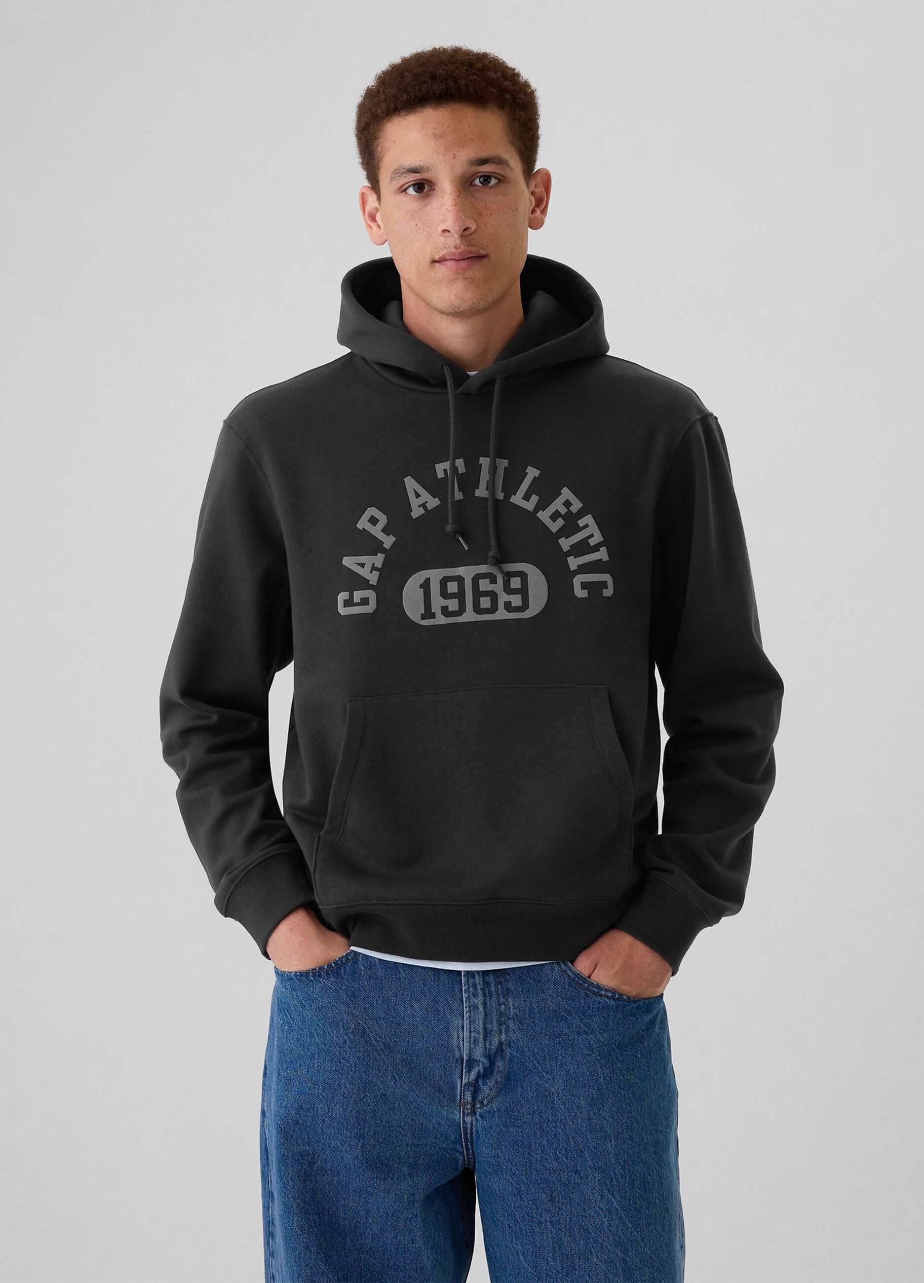 Full-zip con bande rigate ricamo logo Athletic
