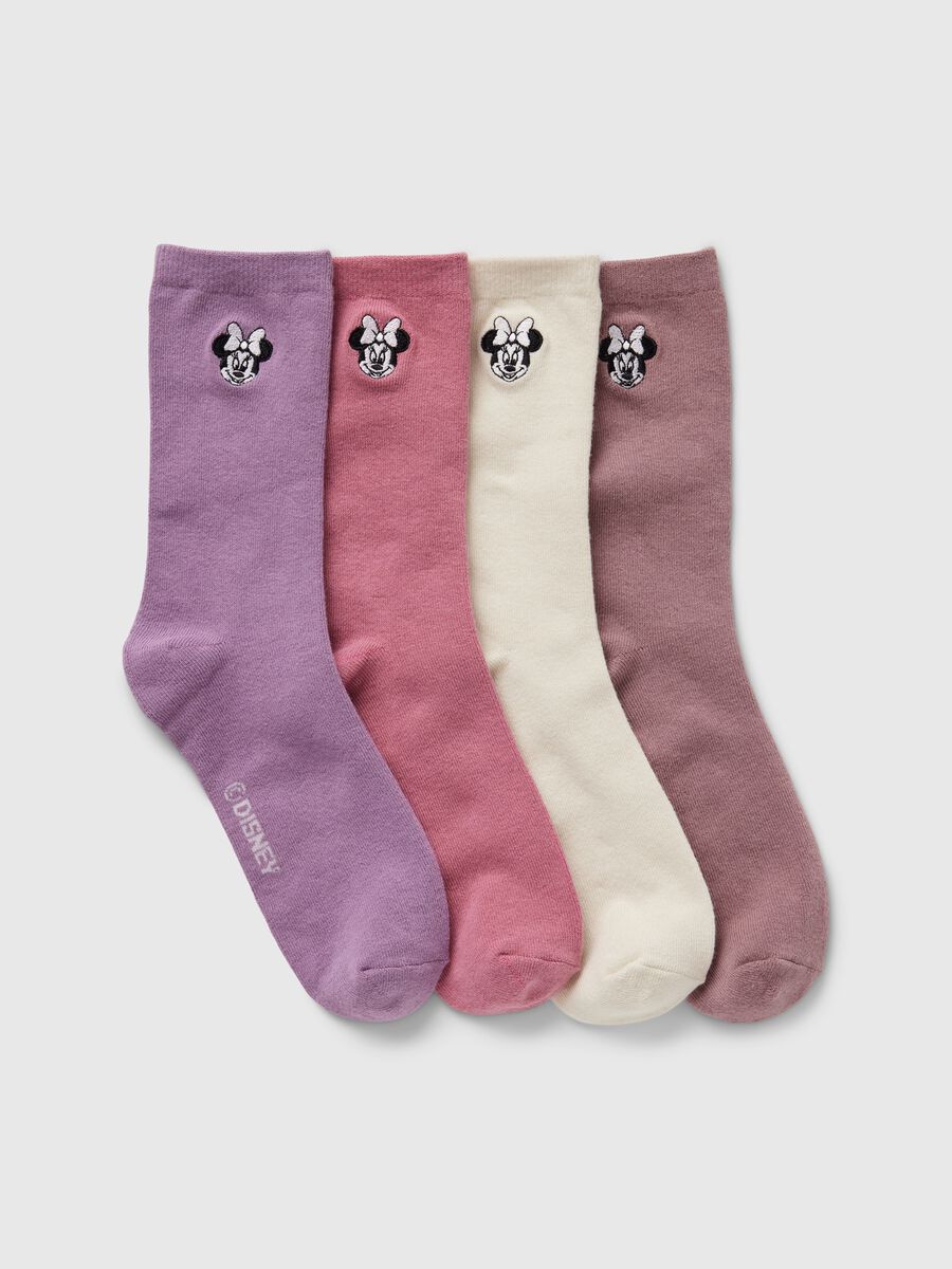 Set quattro calze corte ricamo Minnie Bambina_0