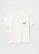 White Short Sleeve T-shirt with Pocket GAP Kids_0