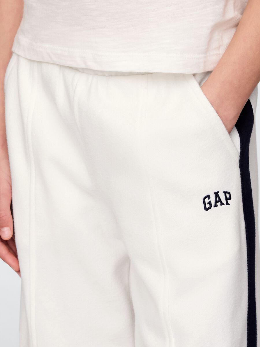 Pantaloni larghi bianchi GAP Kids Bambina_3