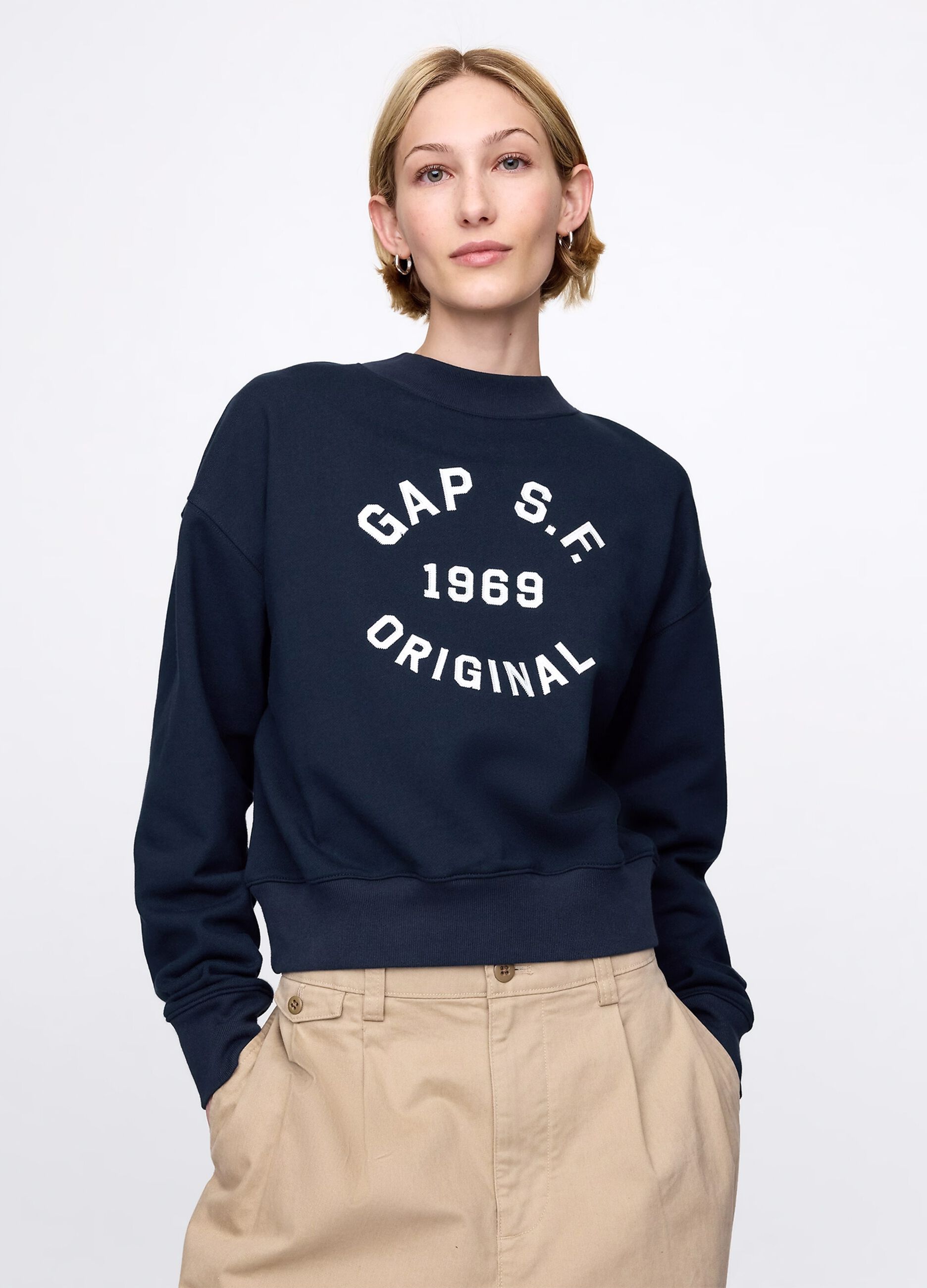 Felpa blu Gap NYC 1969 Original